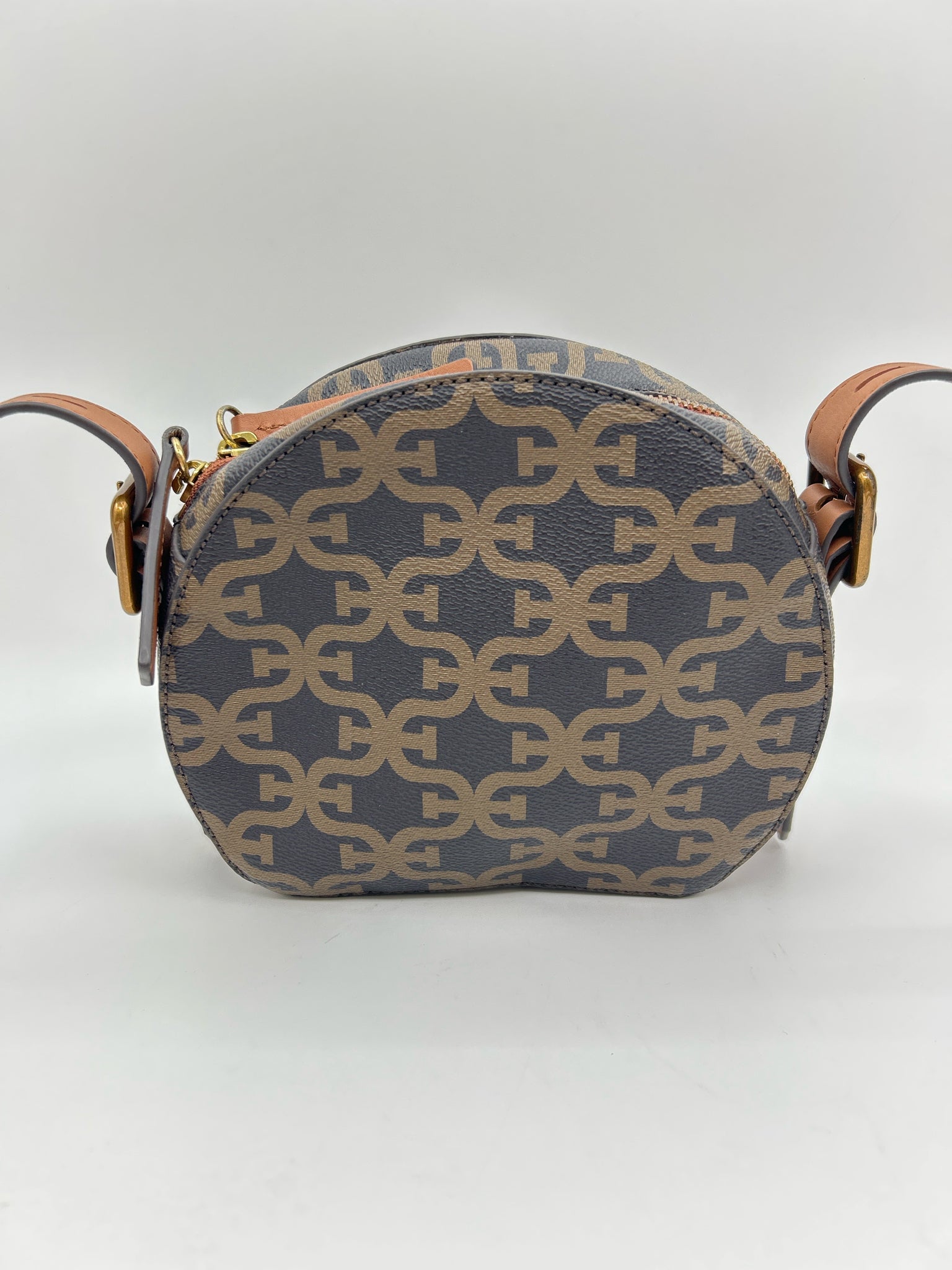 SAM EDELMAN Brown Print Women Purse