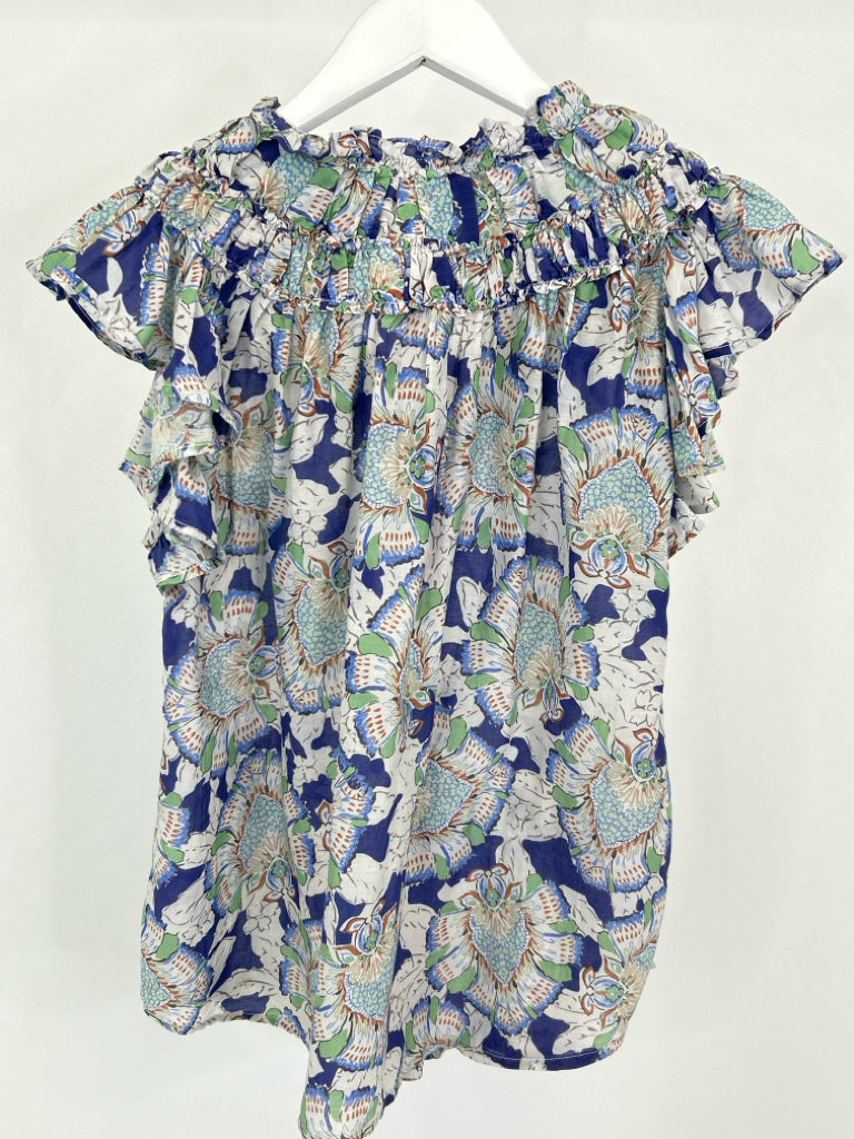 MABE Size XS/S Blue floral Women's Top