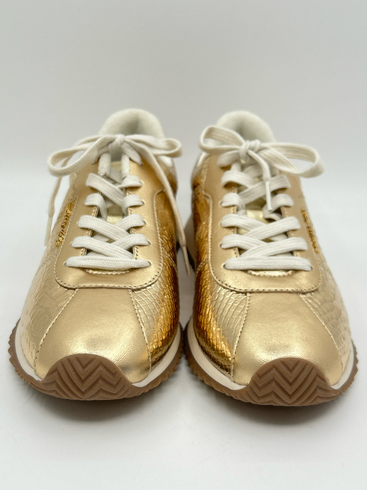 MICHAEL KORS Size 9M Gold Women Sneakers