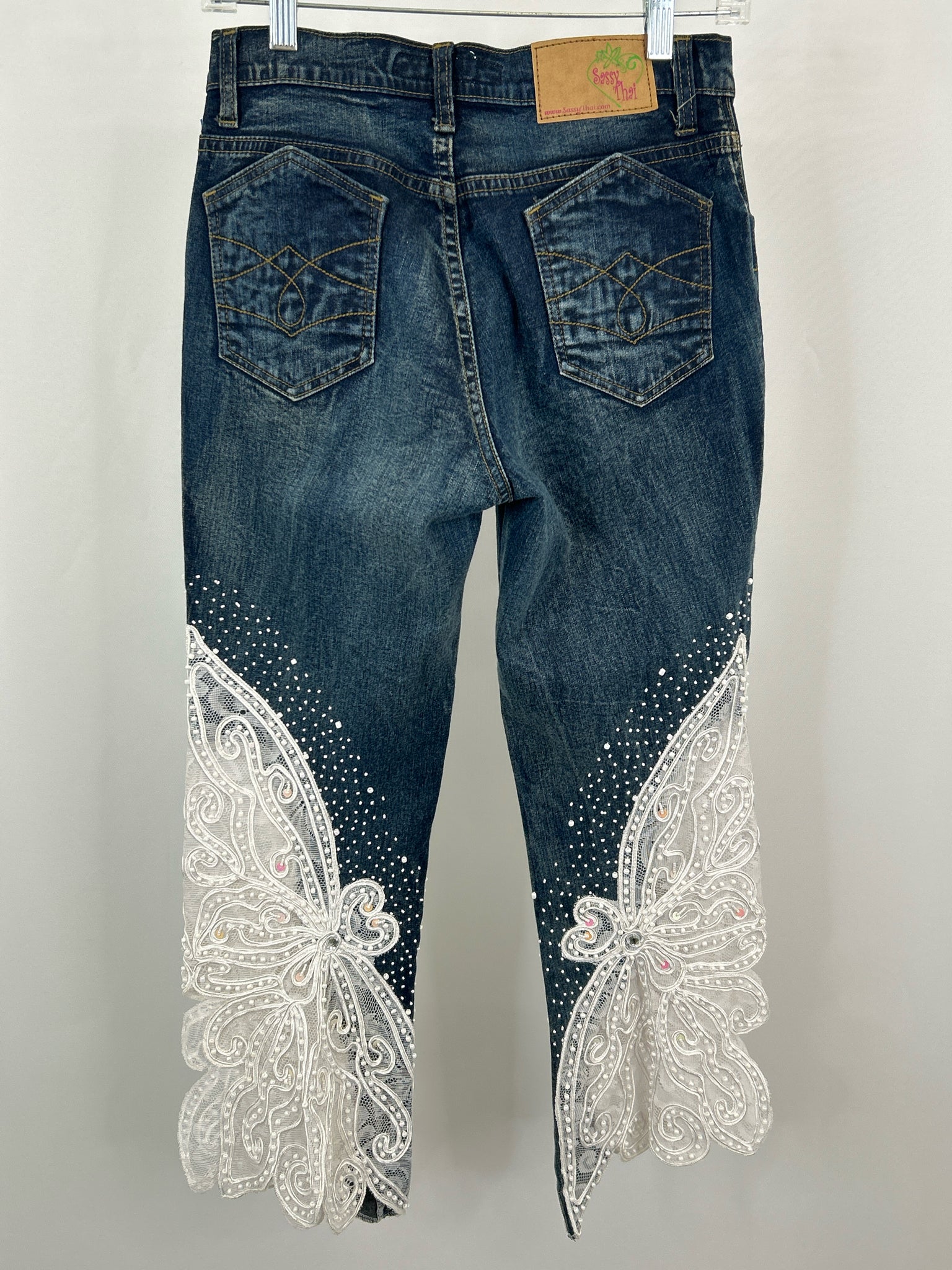 SASSY THAI Size 4 BLUE DENIM Women jeans