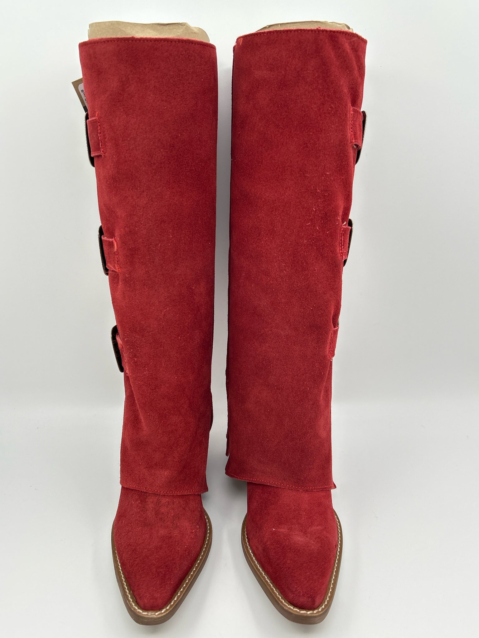 DINGO Size 7.5M Red Women Boots