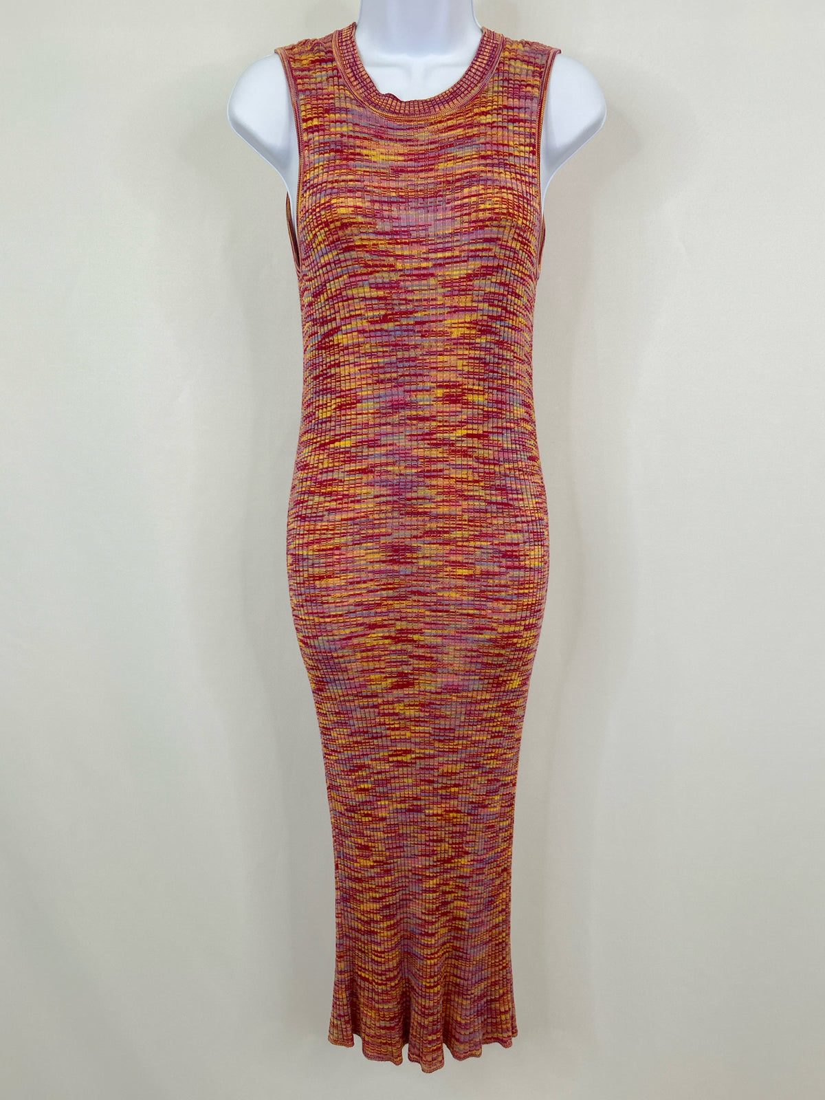 LUCY PARIS Size S Pink & Yellow Women Dress
