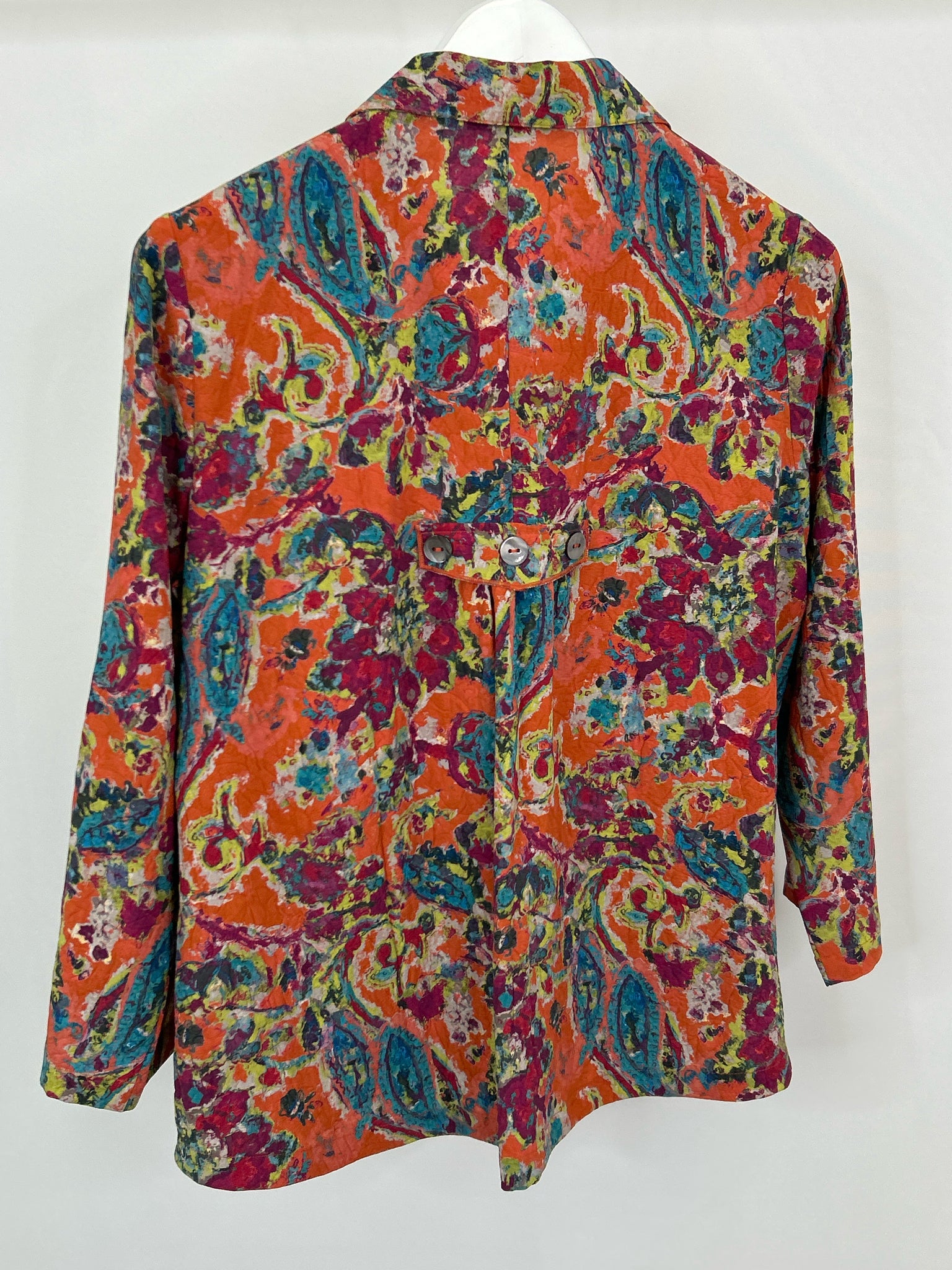 HABITAT Size S Orange Print Women Jacket