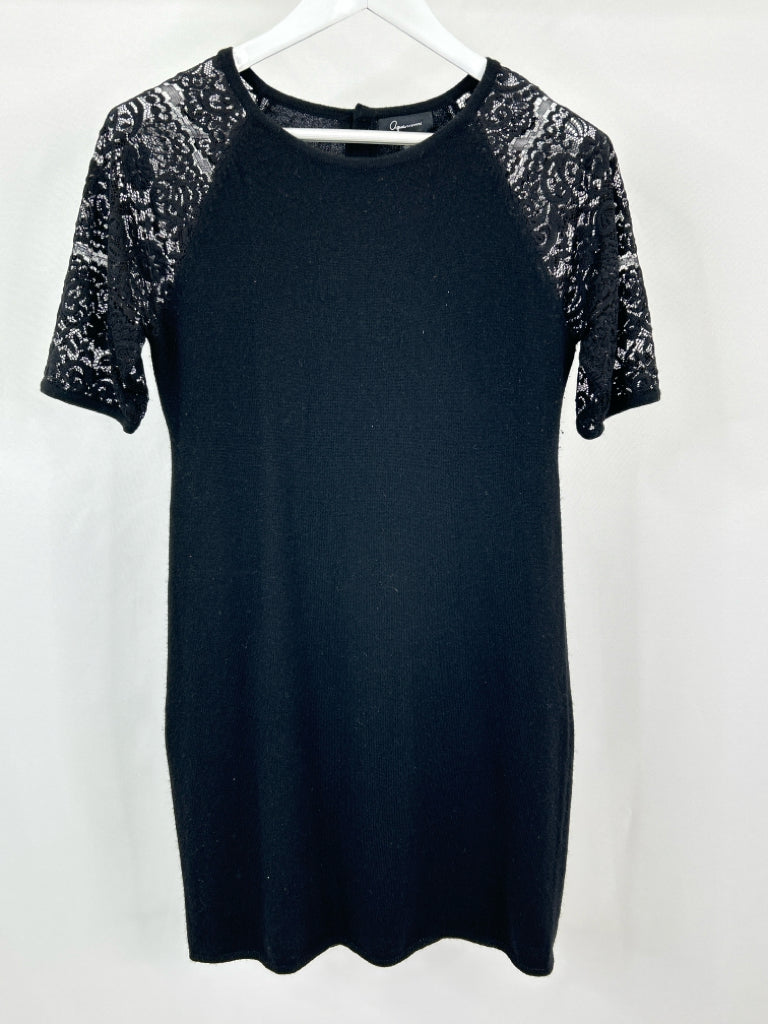 AQUA Women Size L Black Dress