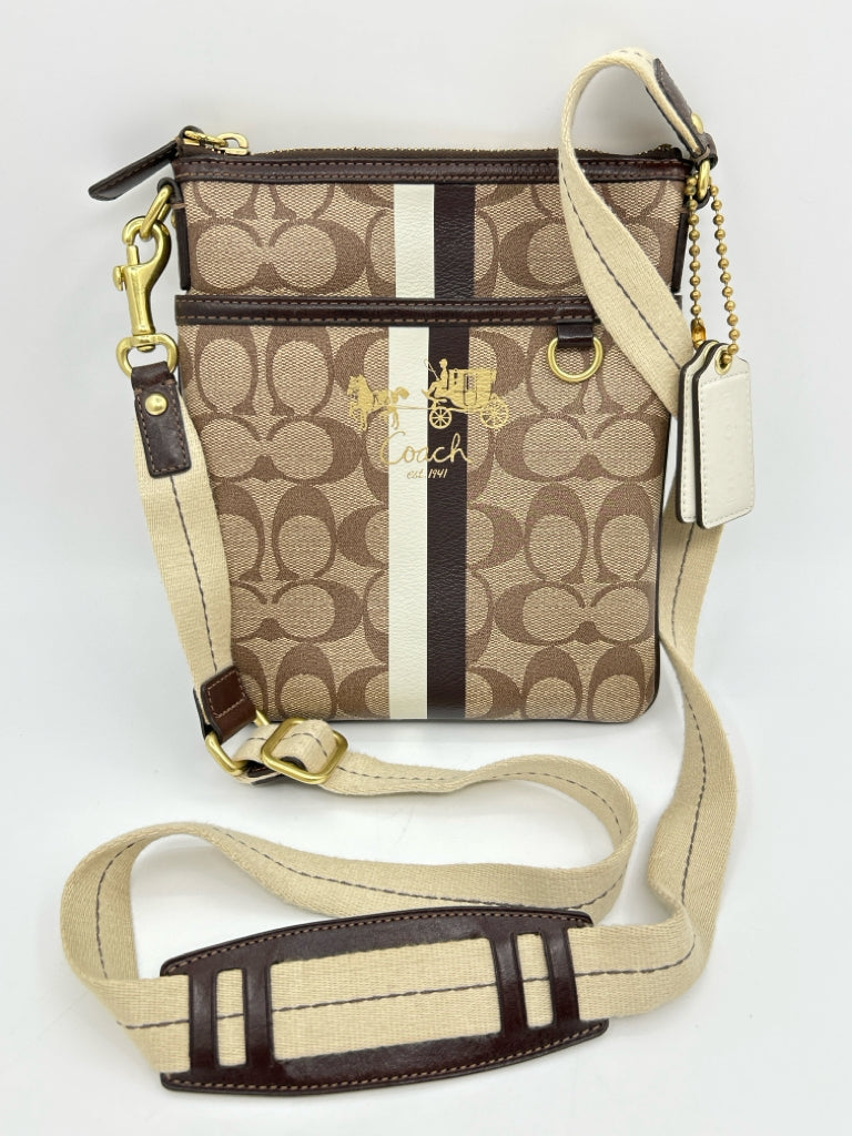 COACH Khaki and Brown Women's Purse