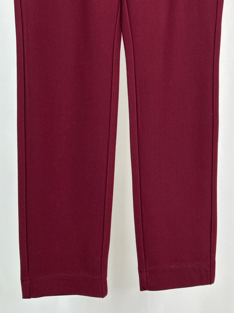 ETHYL Women Size 4 Burgundy Pants