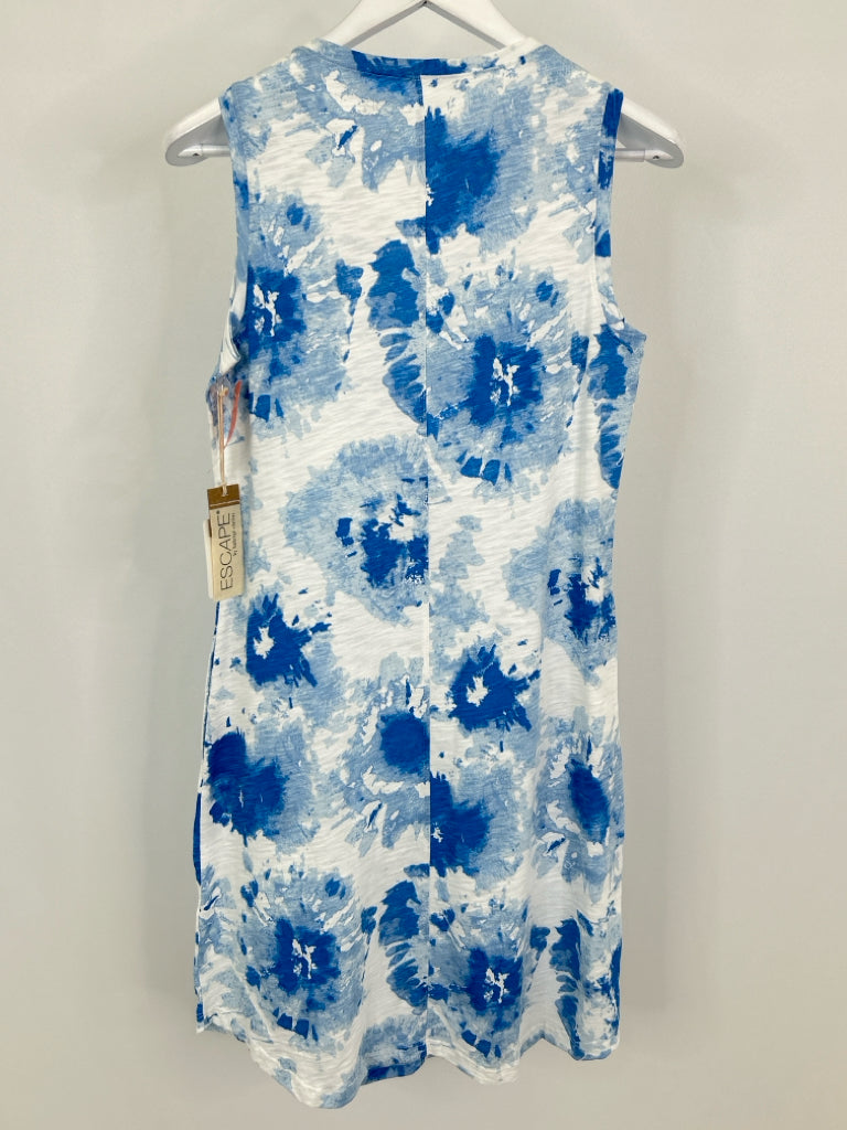 Escape by Habitat Clothes Size S blue and white Dress