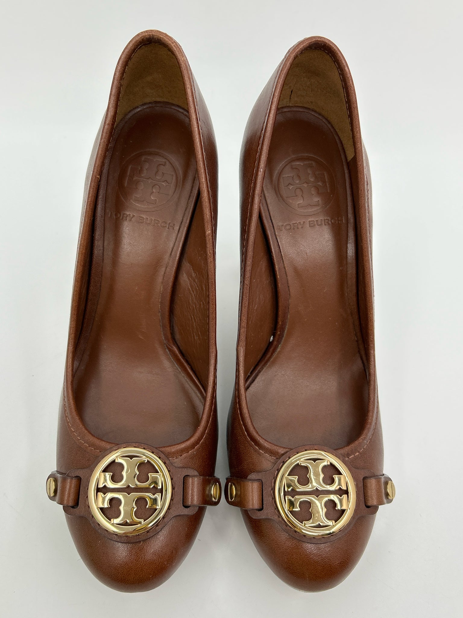 TORY BURCH Size 6M Brown Women Pumps