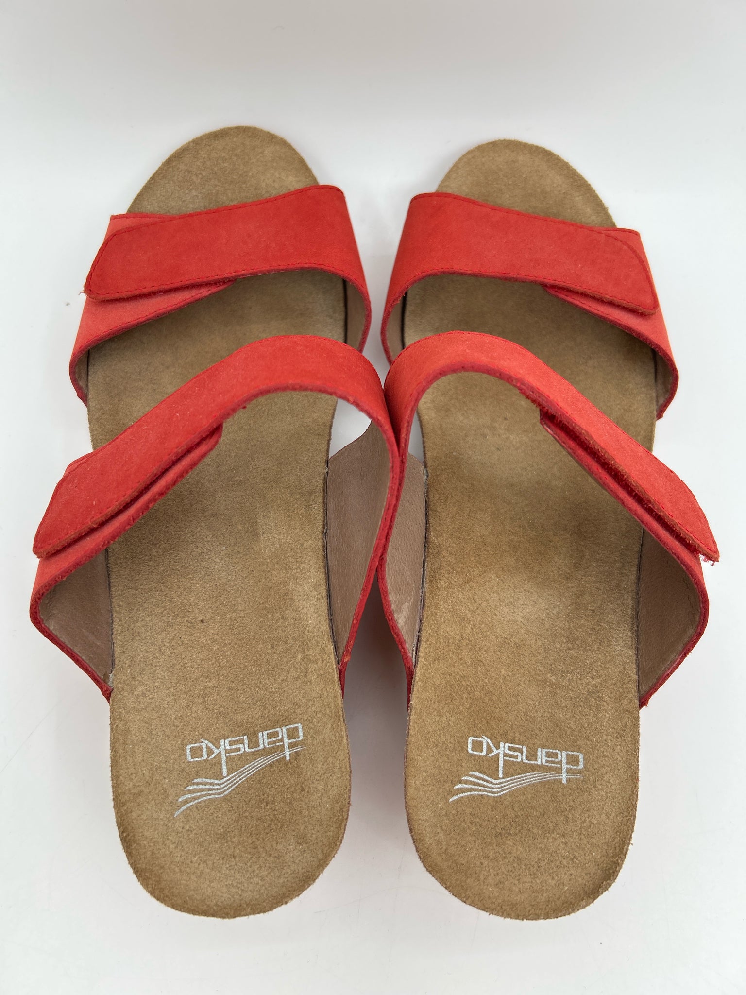 DANSKO Size 39/8.5-9 Red Women Sandal