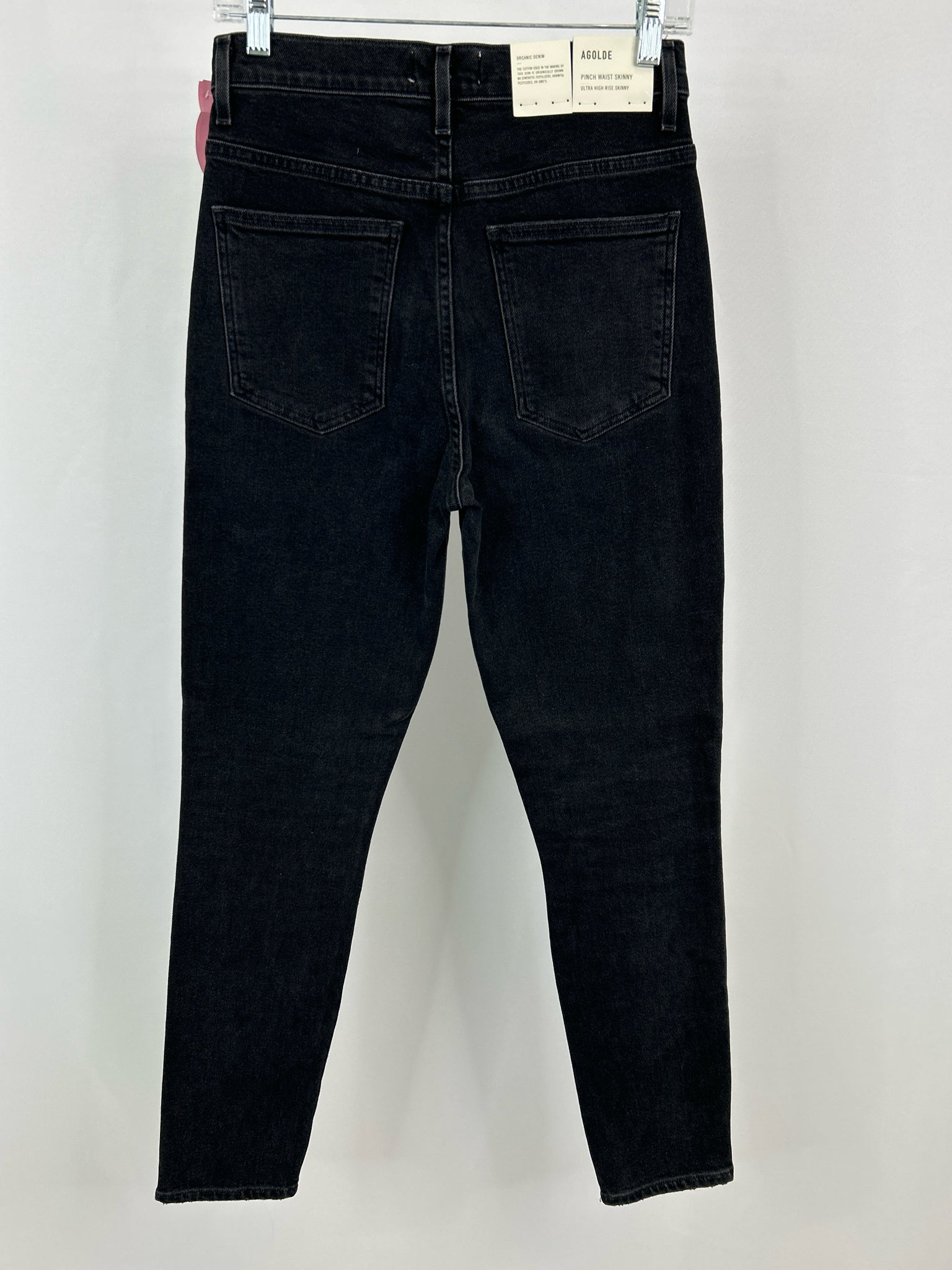 AGOLDE Size 27/4 BLACK DENIM Women jeans