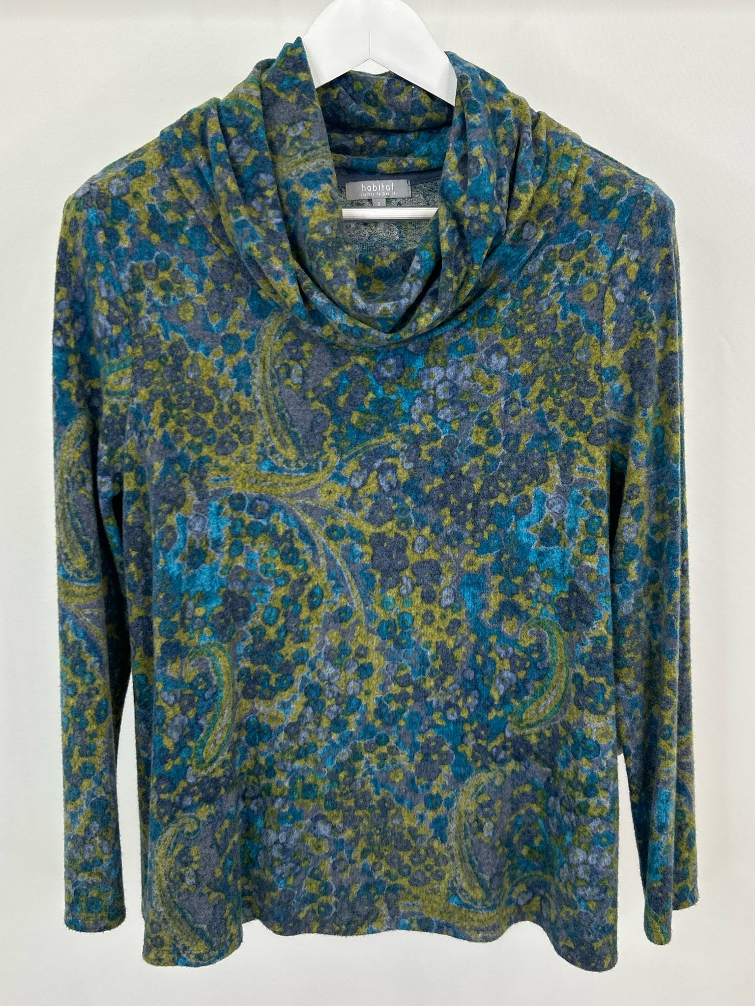 HABITAT Size S BLUE AND GREEN Women Top