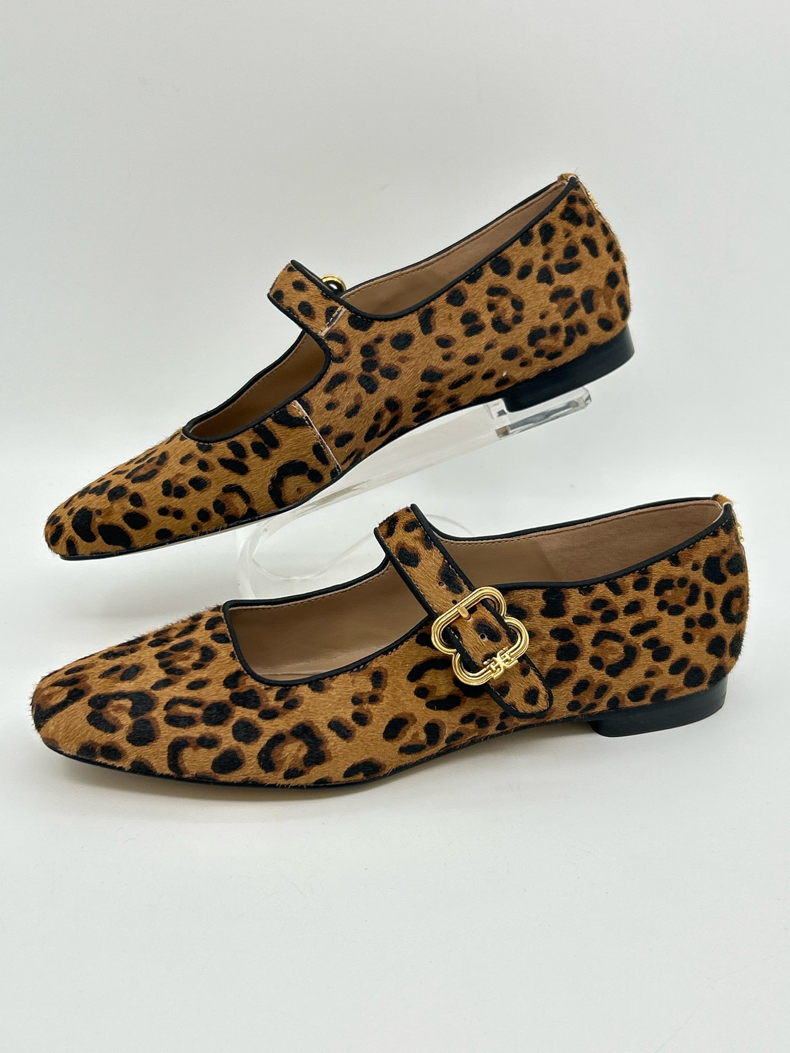 SAM EDELMAN Size 7 Tan and Black Women Flats