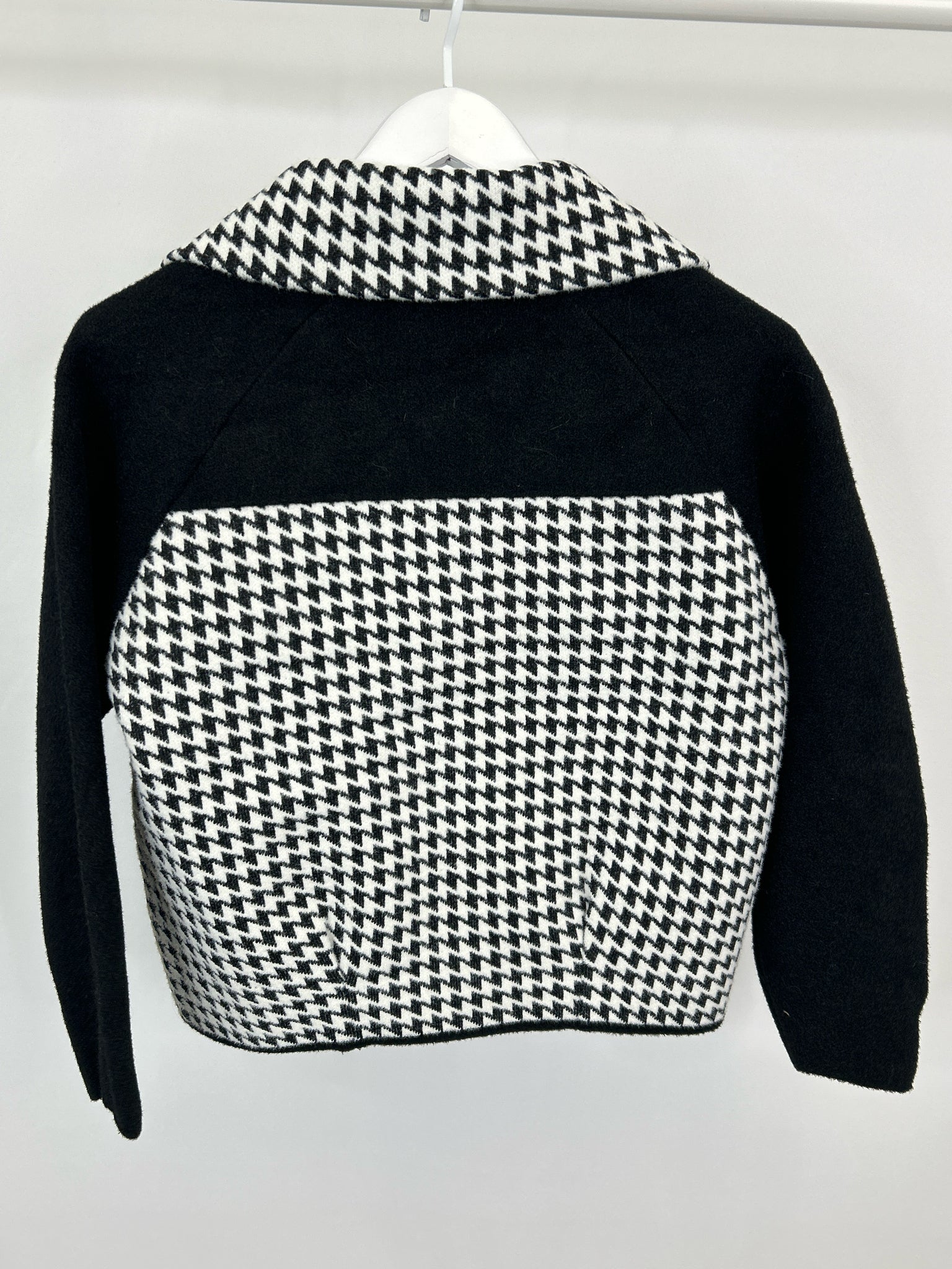 MAGASCHONI Size S/P Black & White Women Jacket NWT