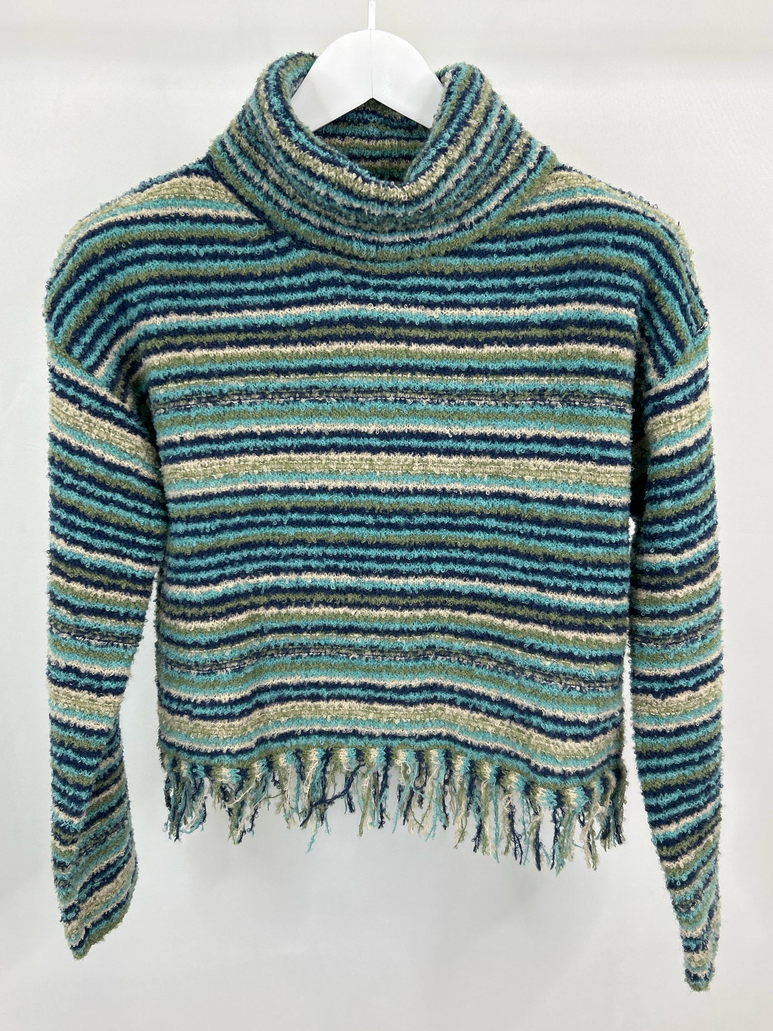 HEM & THREAD Size S BLUE AND GREEN Women 2-Piece w/skirt