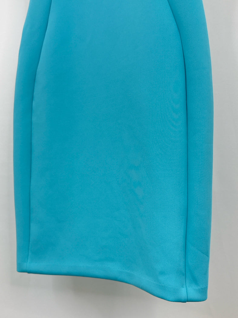 CALVIN KLEIN Size 12 AQUA Women Dress
