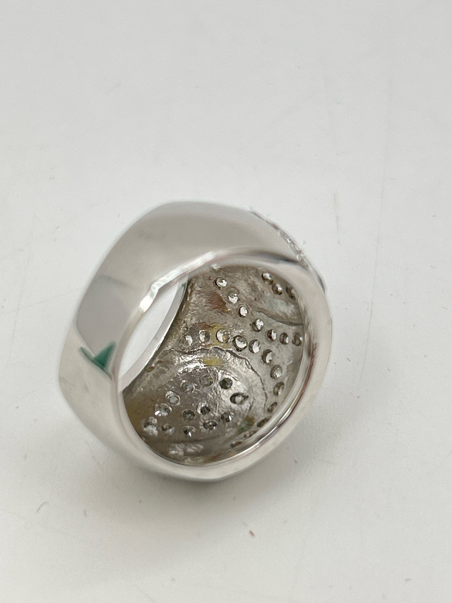 Black & Silver Size 7 Ring