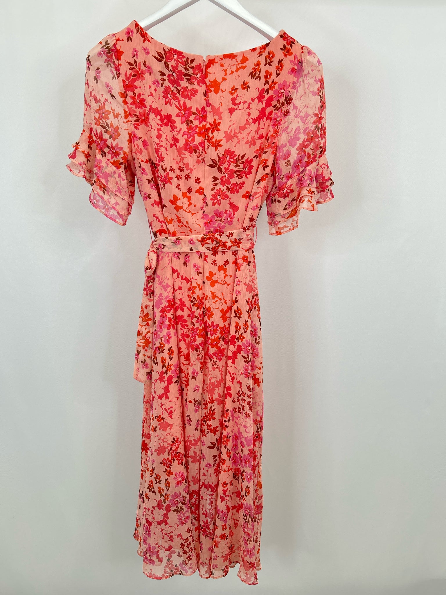 DKNY Size 8 Pink floral Women Dress