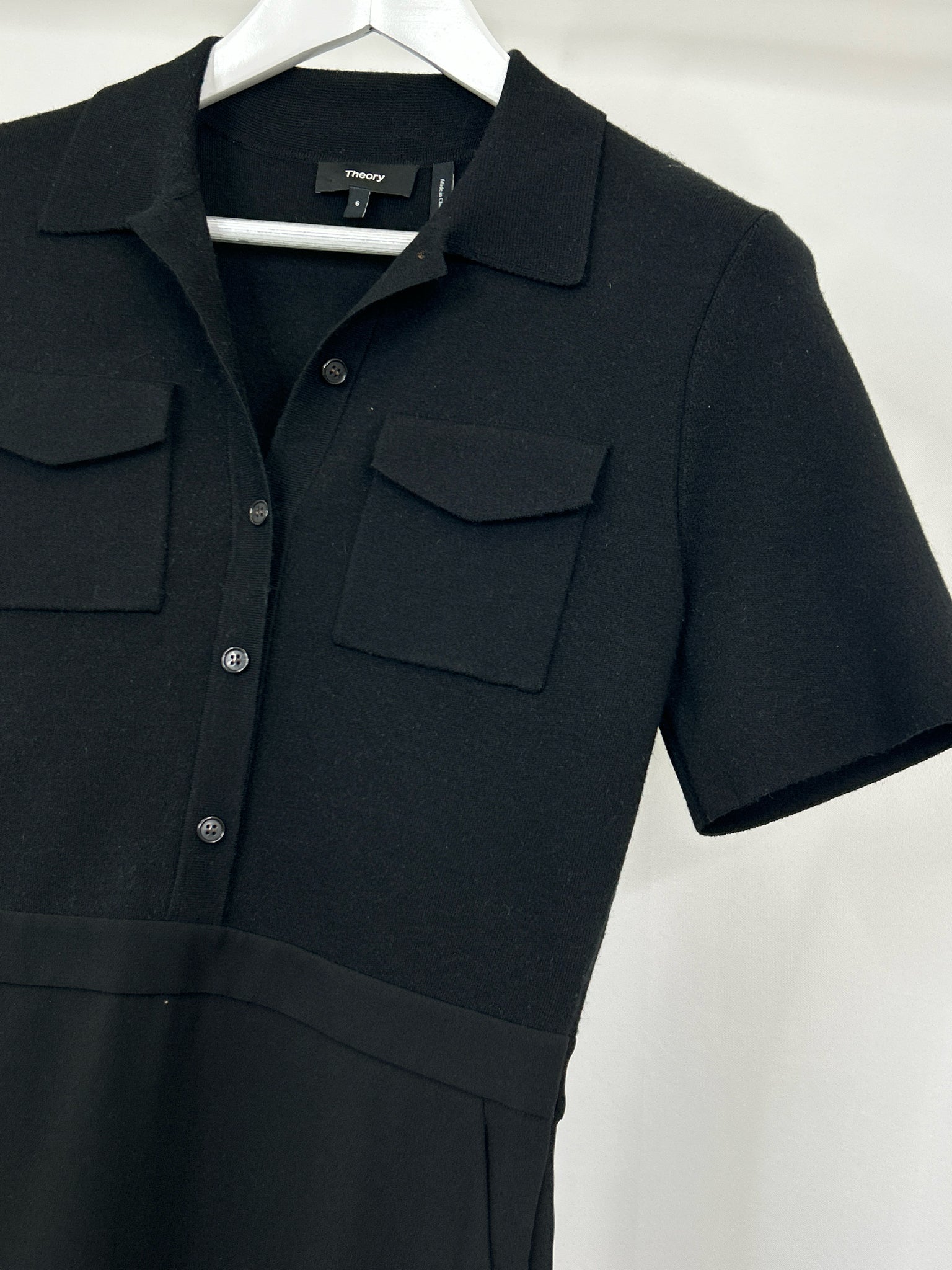 THEORY Size 6 Black Women Dress