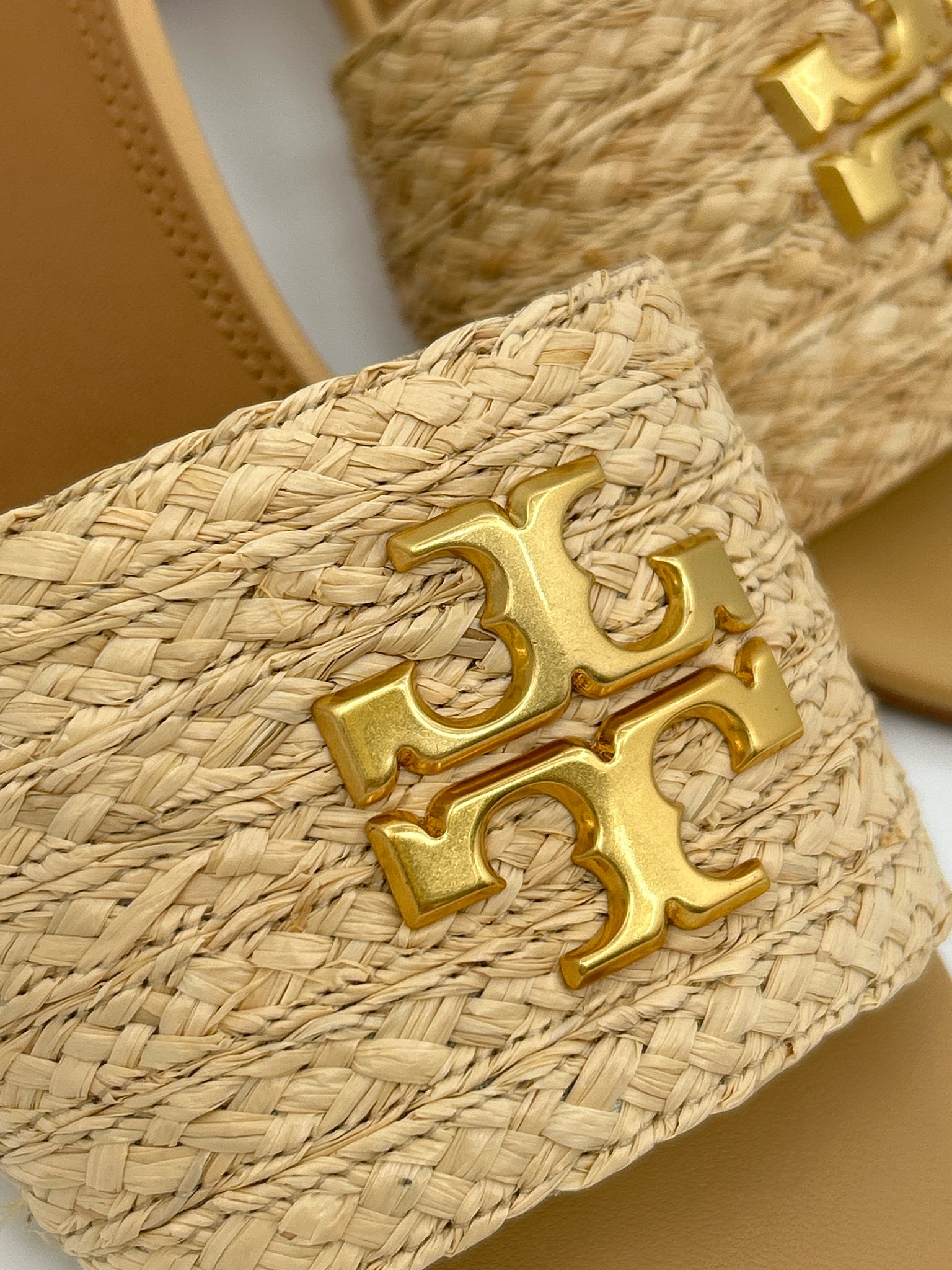 TORY BURCH Size 9M STRAW Women Sandal