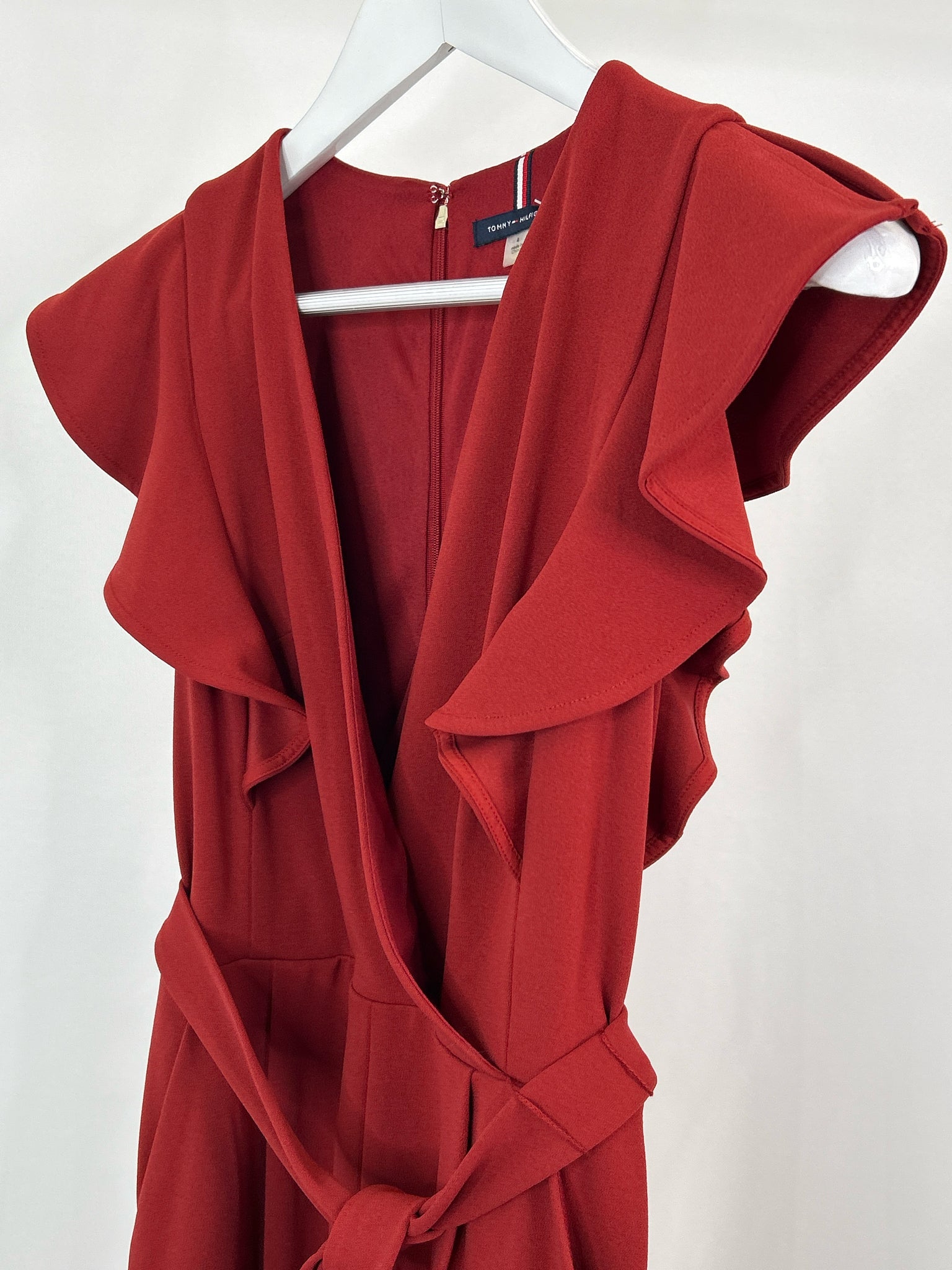 TOMMY HILFIGER Size 4 Burnt Orange Women Jumpsuit
