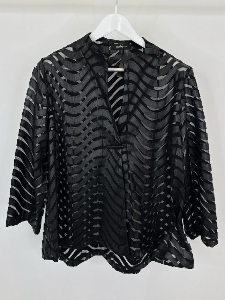 YUSHI Size XL Black Women Jacket