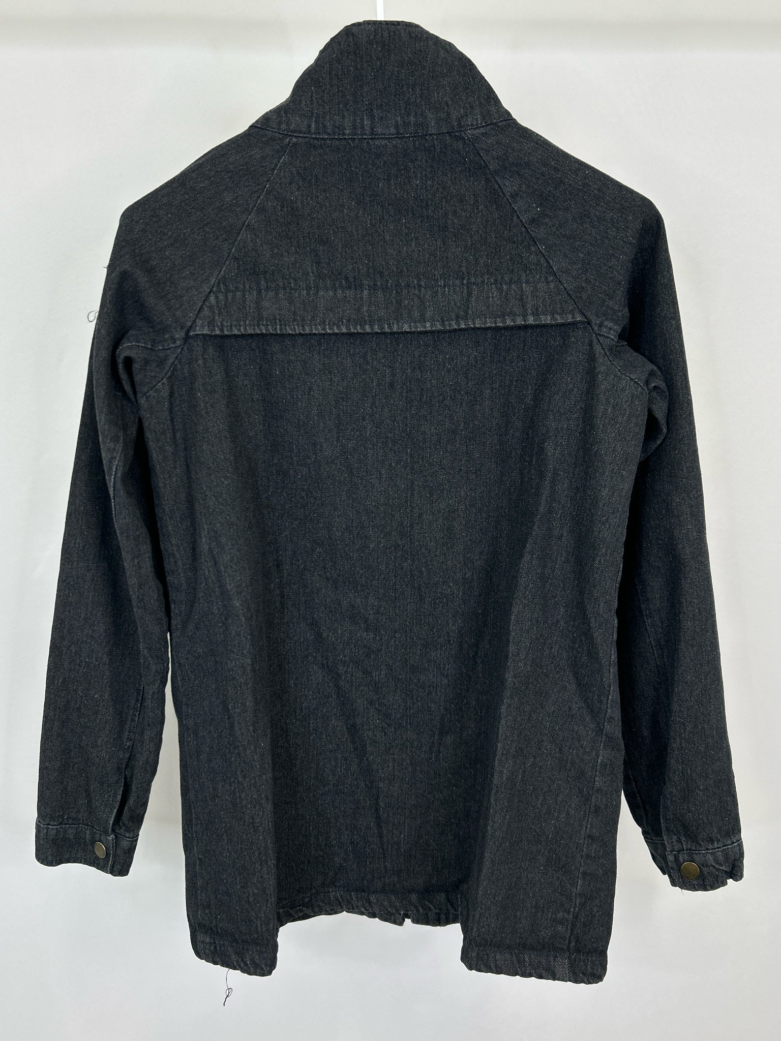 RE'FUSION Size L BLACK DENIM Women Jacket