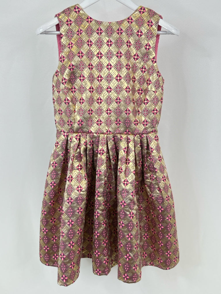 TUCKERNUCK Size M GOLD AND PINK Dress