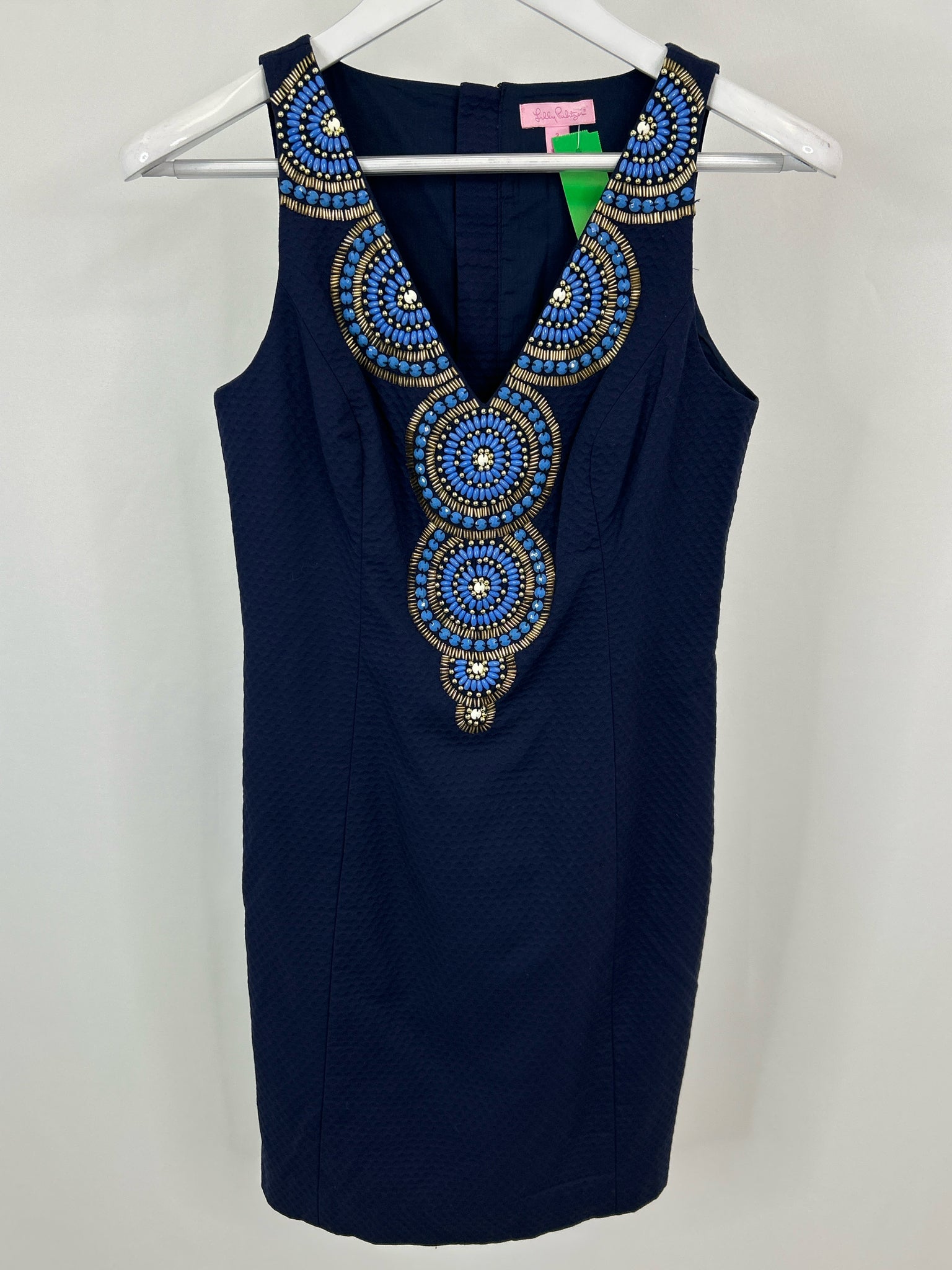 LILLY PULITZER Size 2 Navy Women's Dress