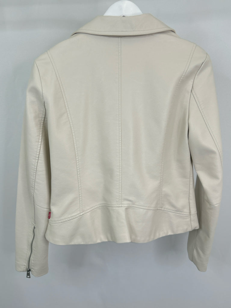 LEVIS Women Size M off white Jacket