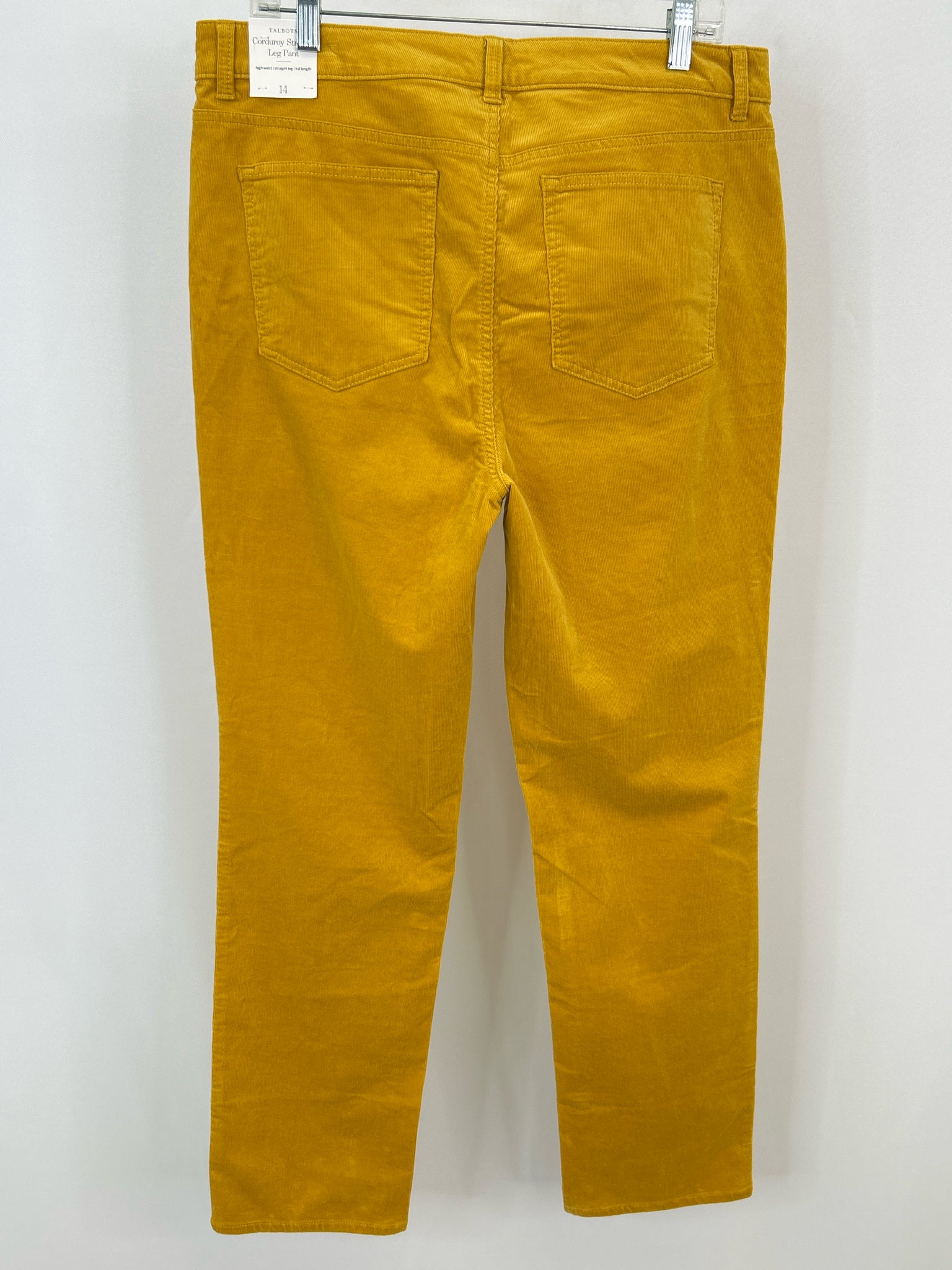 TALBOTS Size 14 Mustard Women Pants