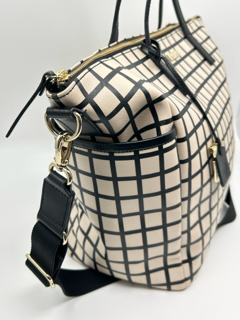 KATE SPADE BLACK AND BEIGE Tote