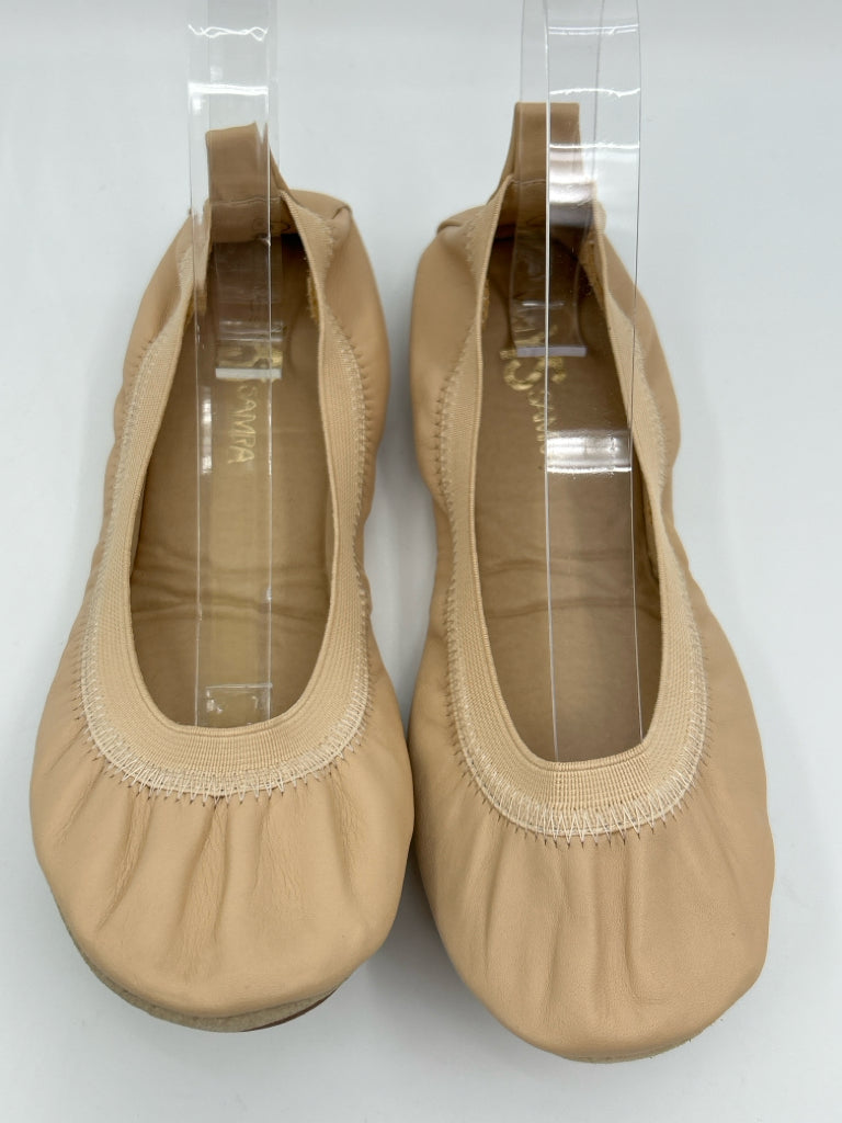 YOSI SAMRA Size 8 Cream Women's Flats