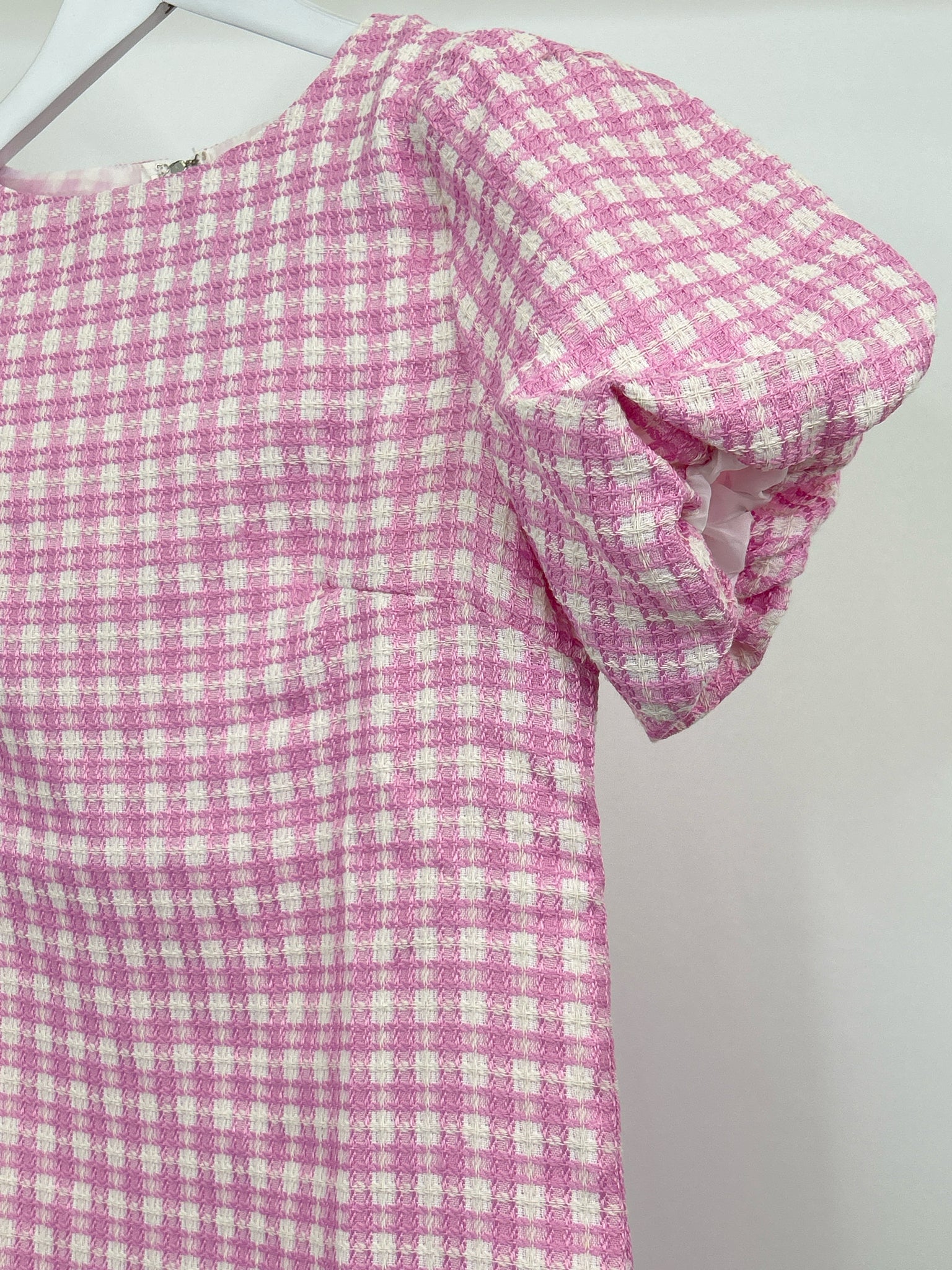AURA Size M Pink Print Women Dress