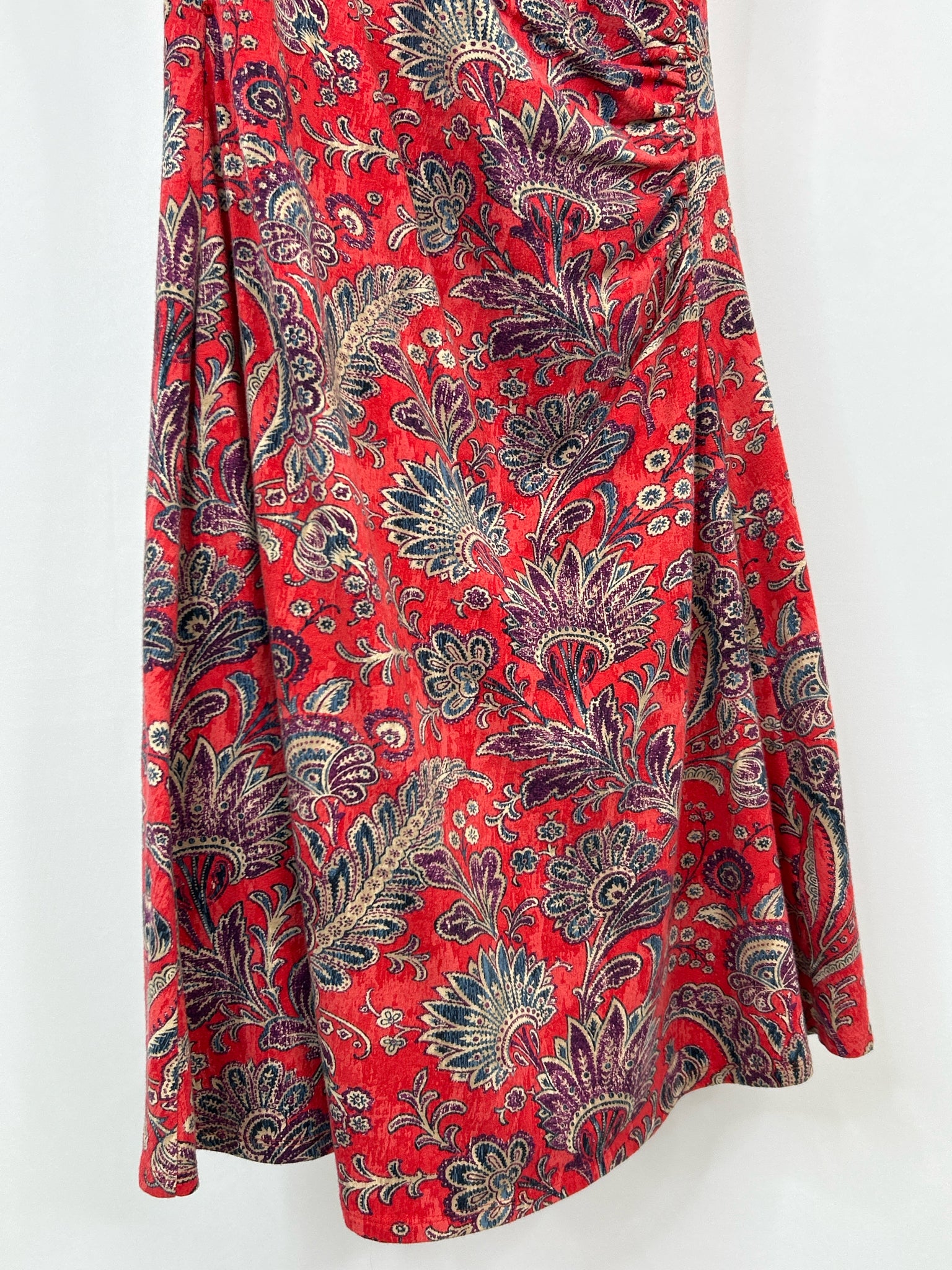 Lauren Ralph Lauren Size M Red Print Women Dress