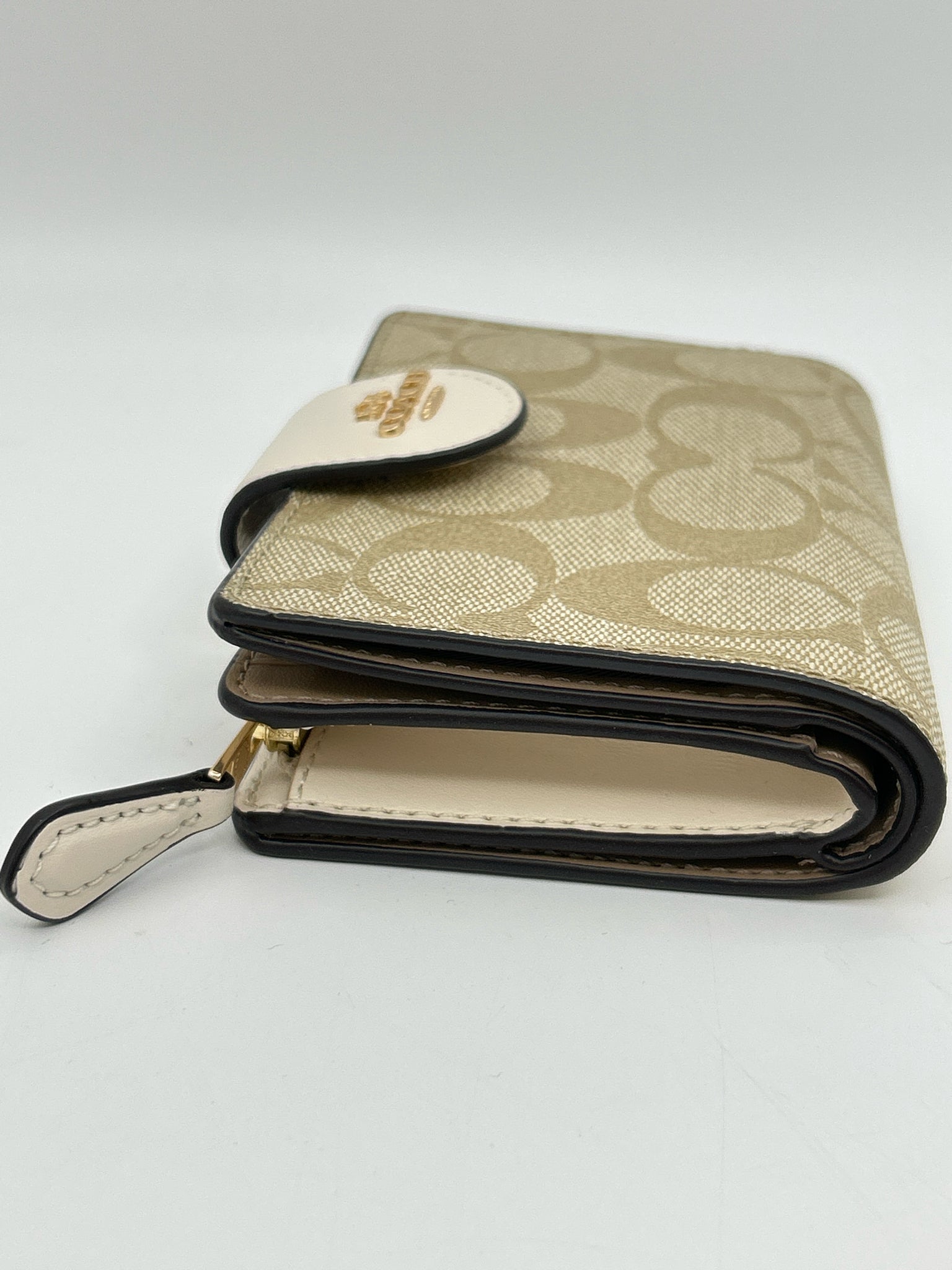 COACH Beige Print Women Wallet
