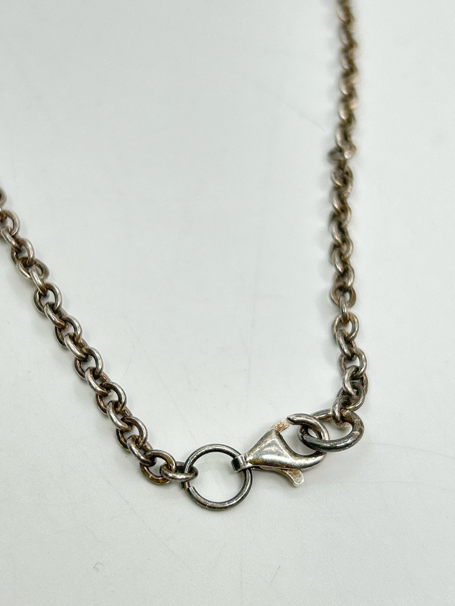 NO BRAND 925 Silver Glass Beads Necklace