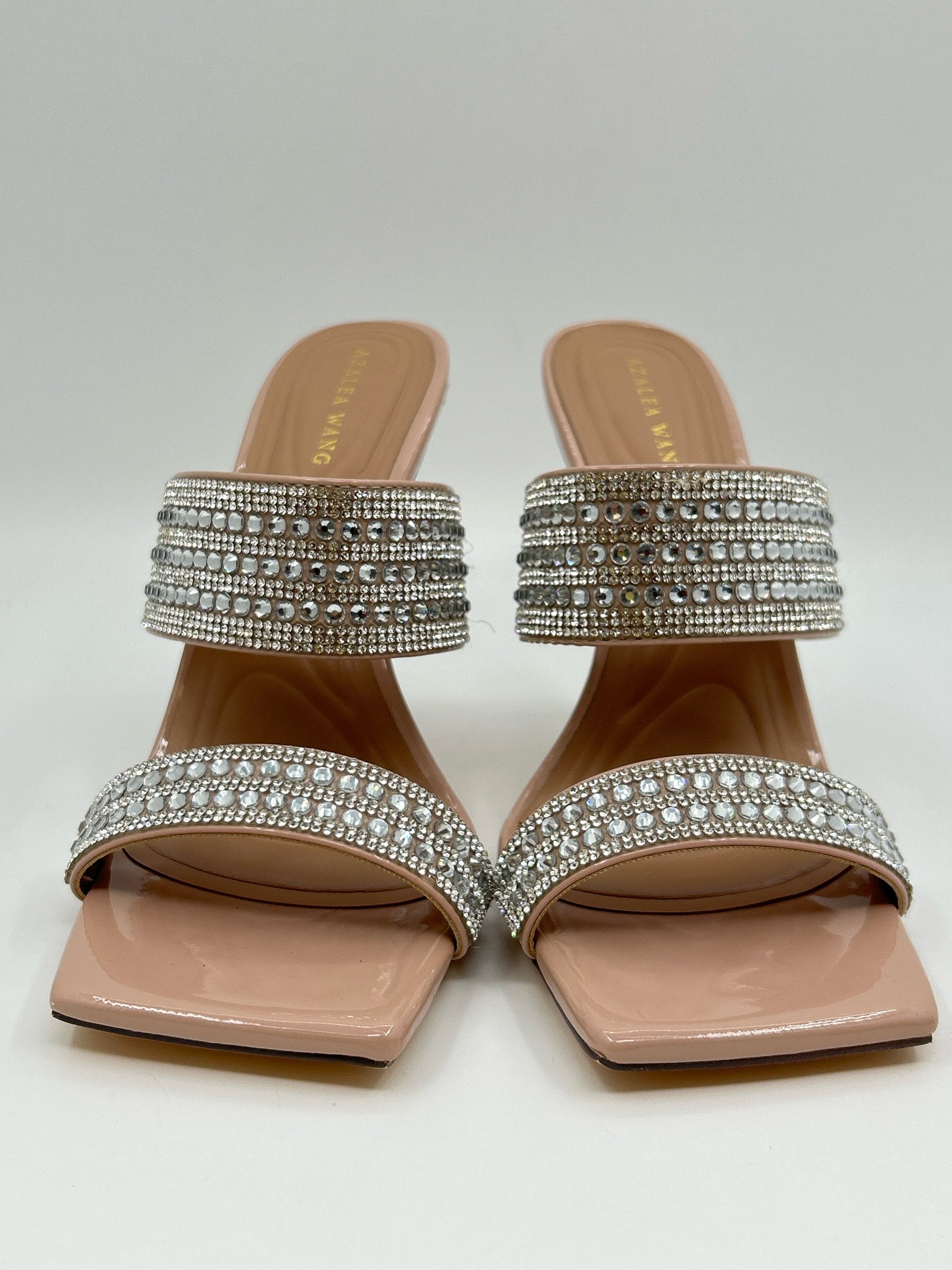 Azalea Wang Size 9 nude Women's Sandal