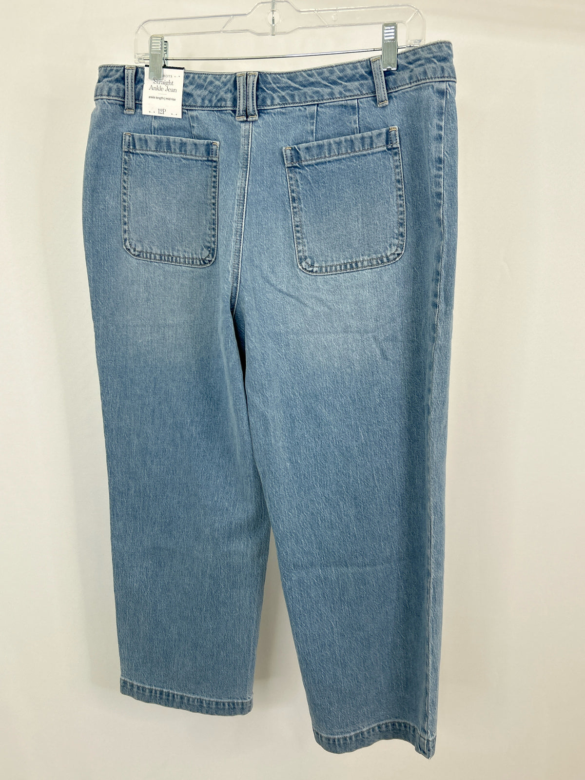TALBOTS Size 12P BLUE DENIM Women jeans