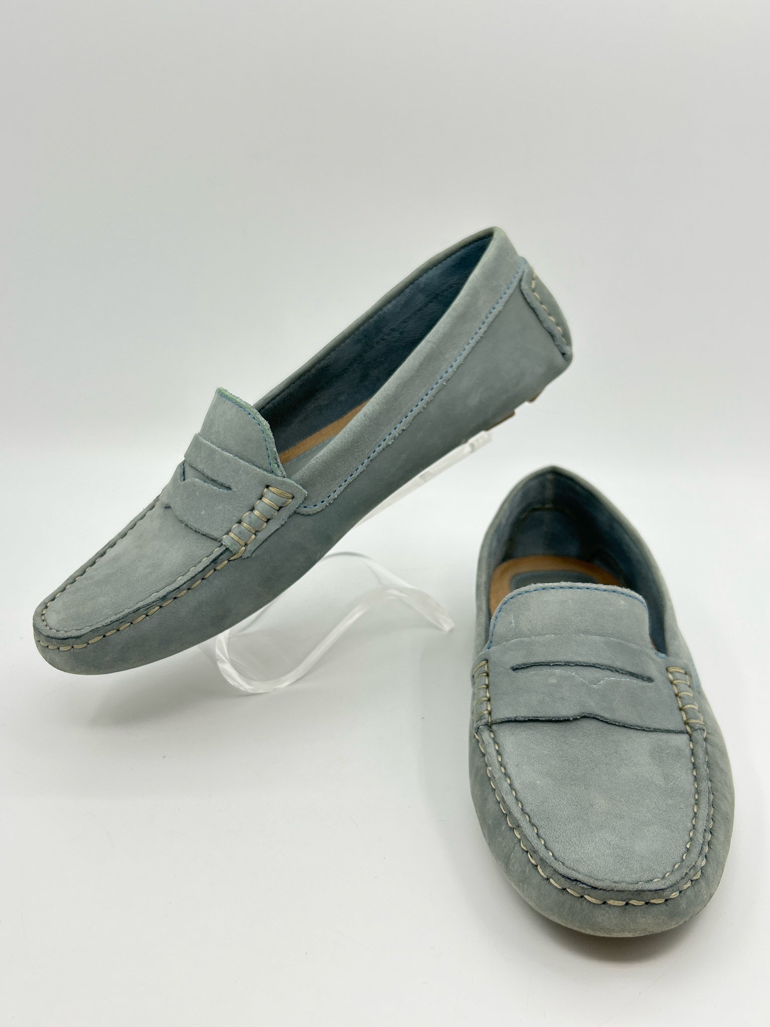 EASTLAND Size 7M Blue Grey Women Loafer