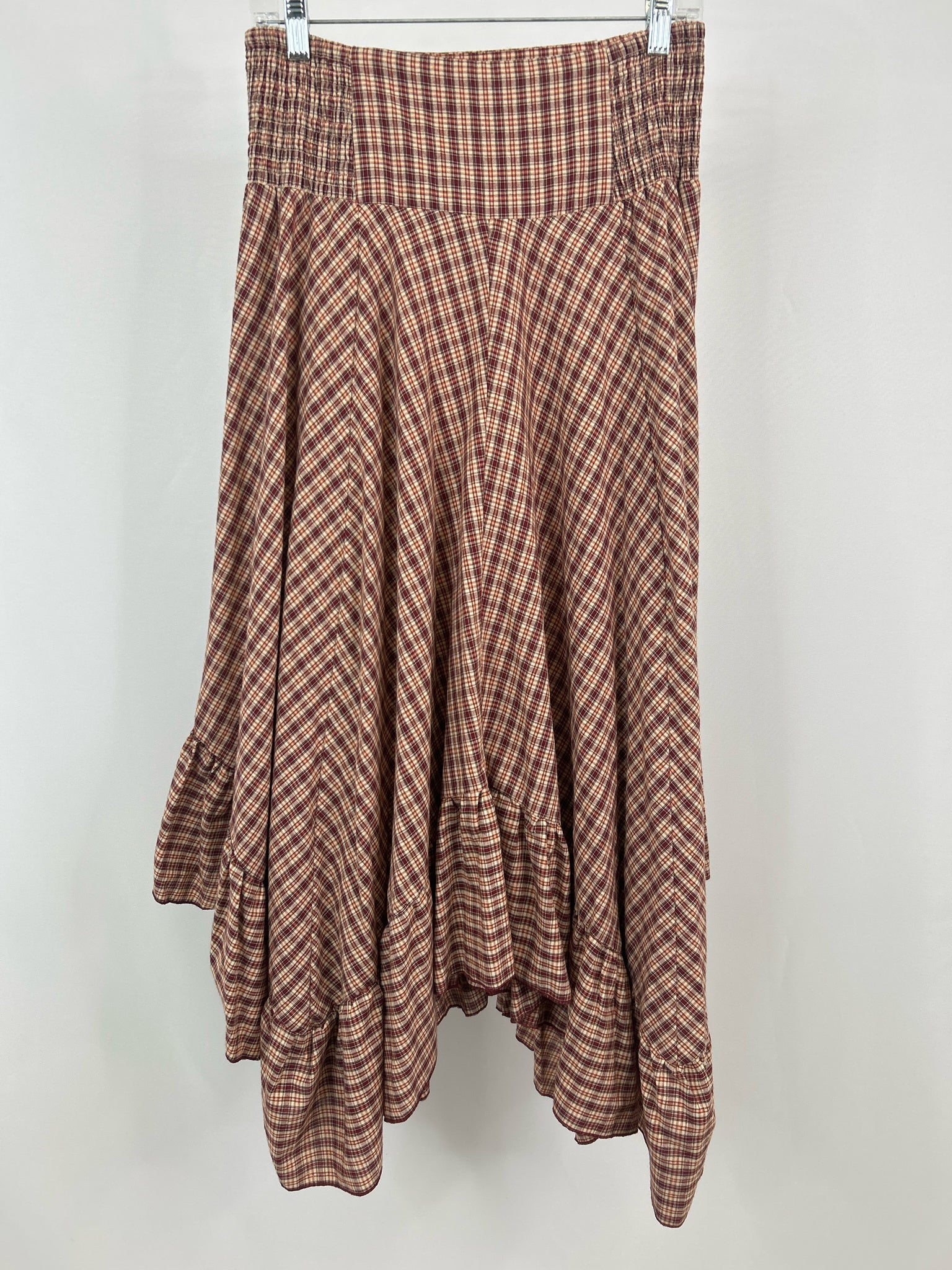 EASEL Size M Brown and Red Women Skirt