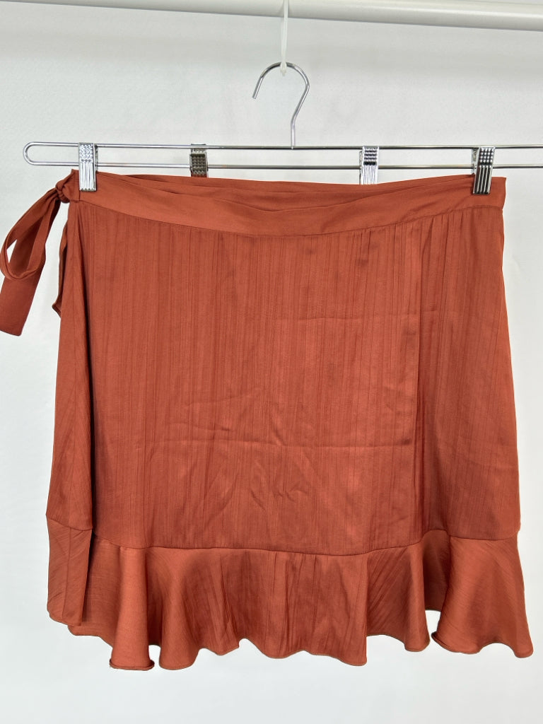 MAEVE Size XL Burnt Orange Skirt