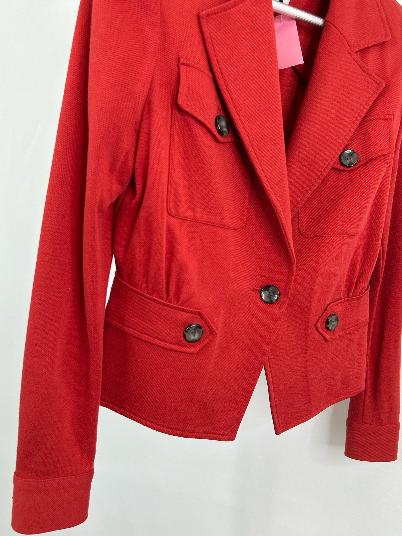 CABI Size 4 Red Women Jacket