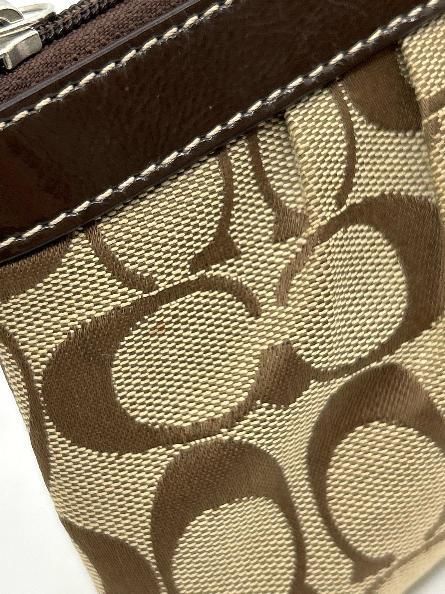 Coach BROWN MONOGRAM Women Wristlet