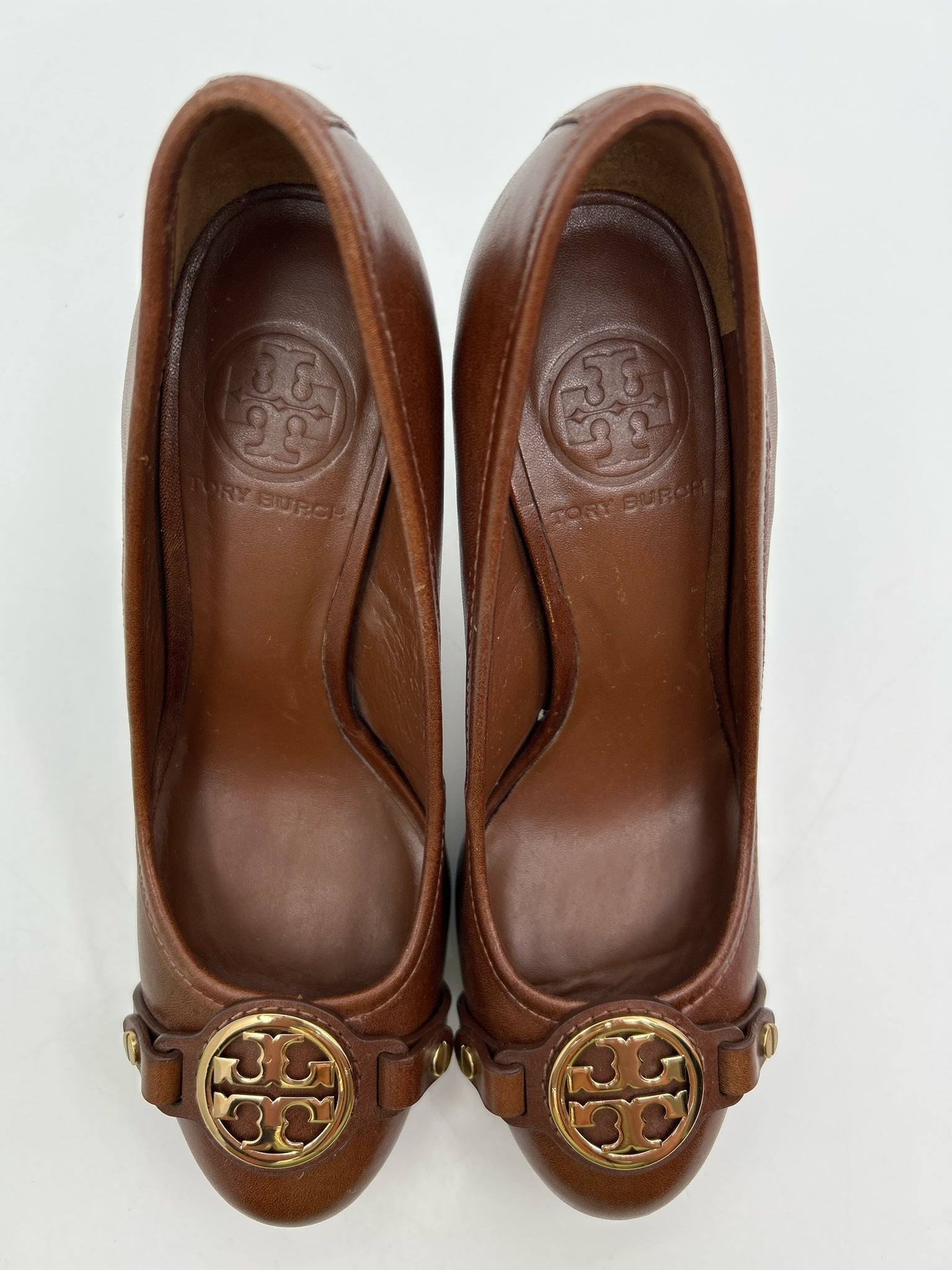 TORY BURCH Size 6M Brown Women Pumps