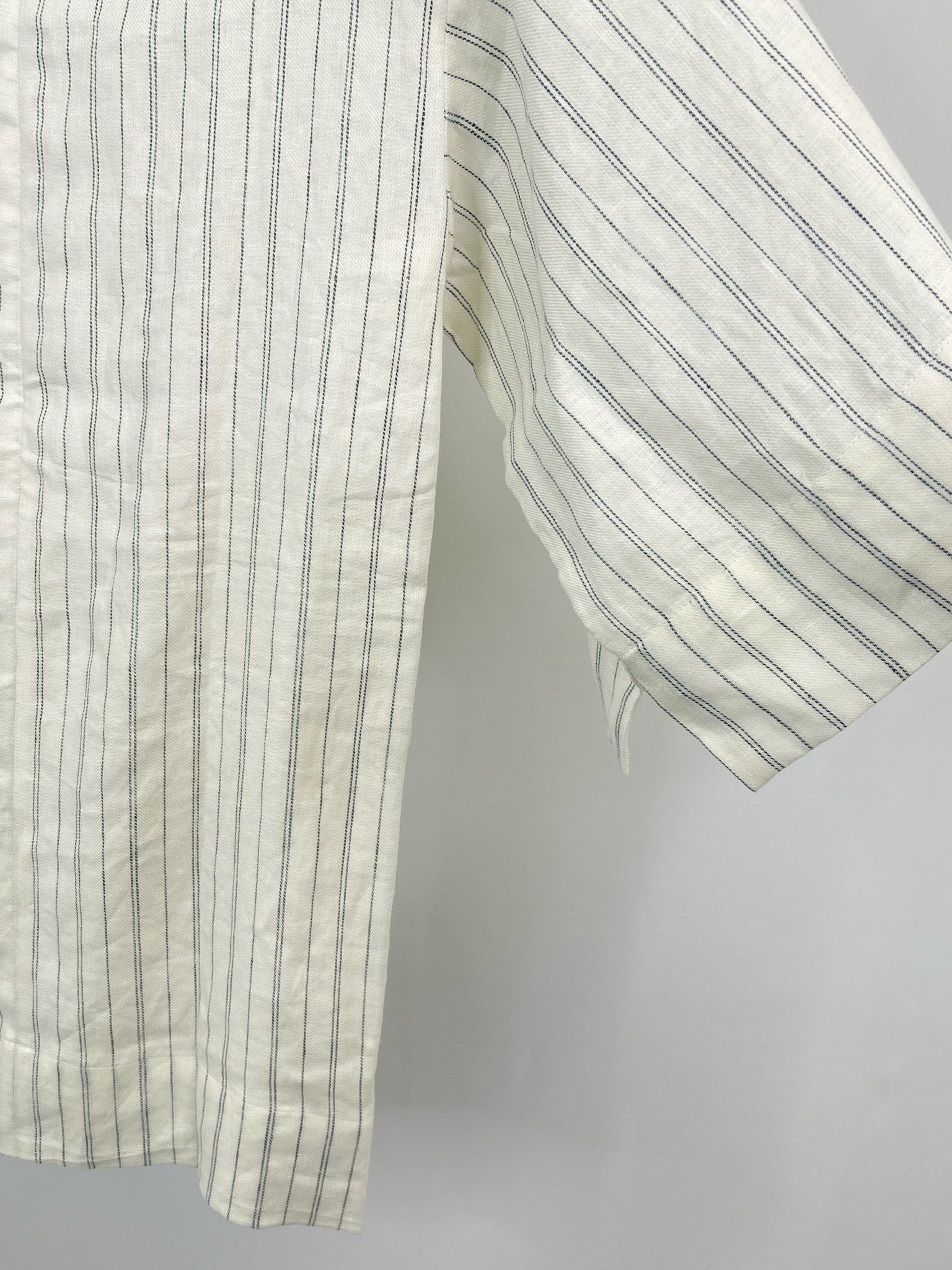 BANANA REPUBLIC Size 8 White Striped Women Dress NWT