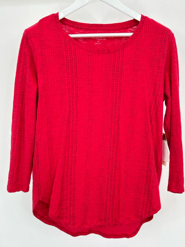 Escape by Habitat Clothes Women Size S Red T-Shirt NWT