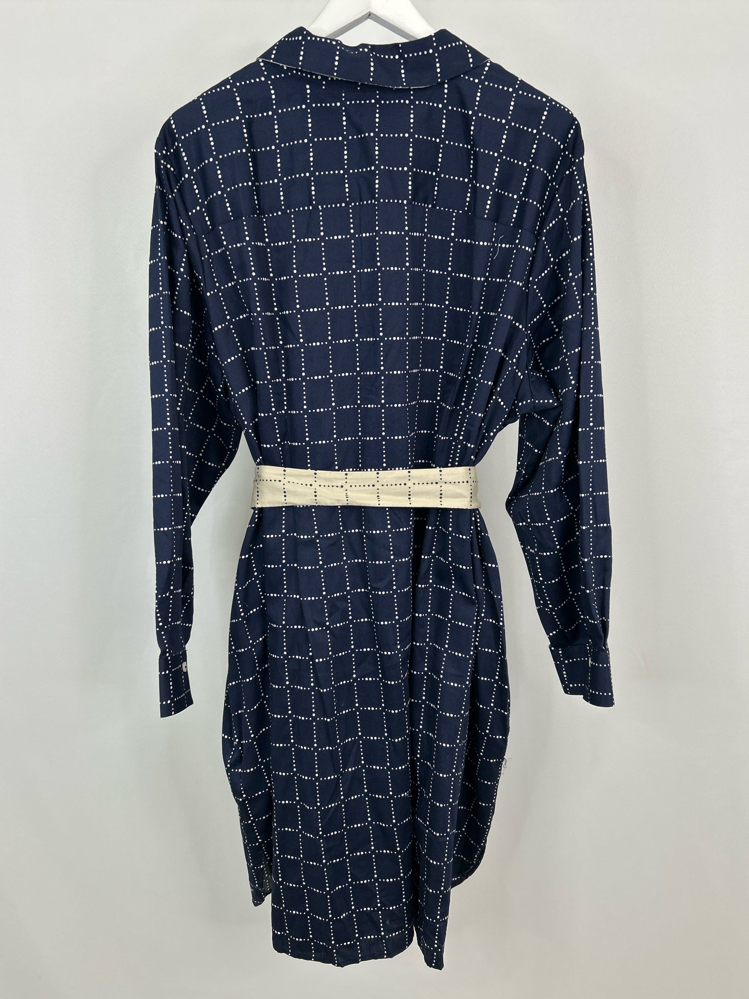 FOXCROFT Size 3X Navy Print Women Dress