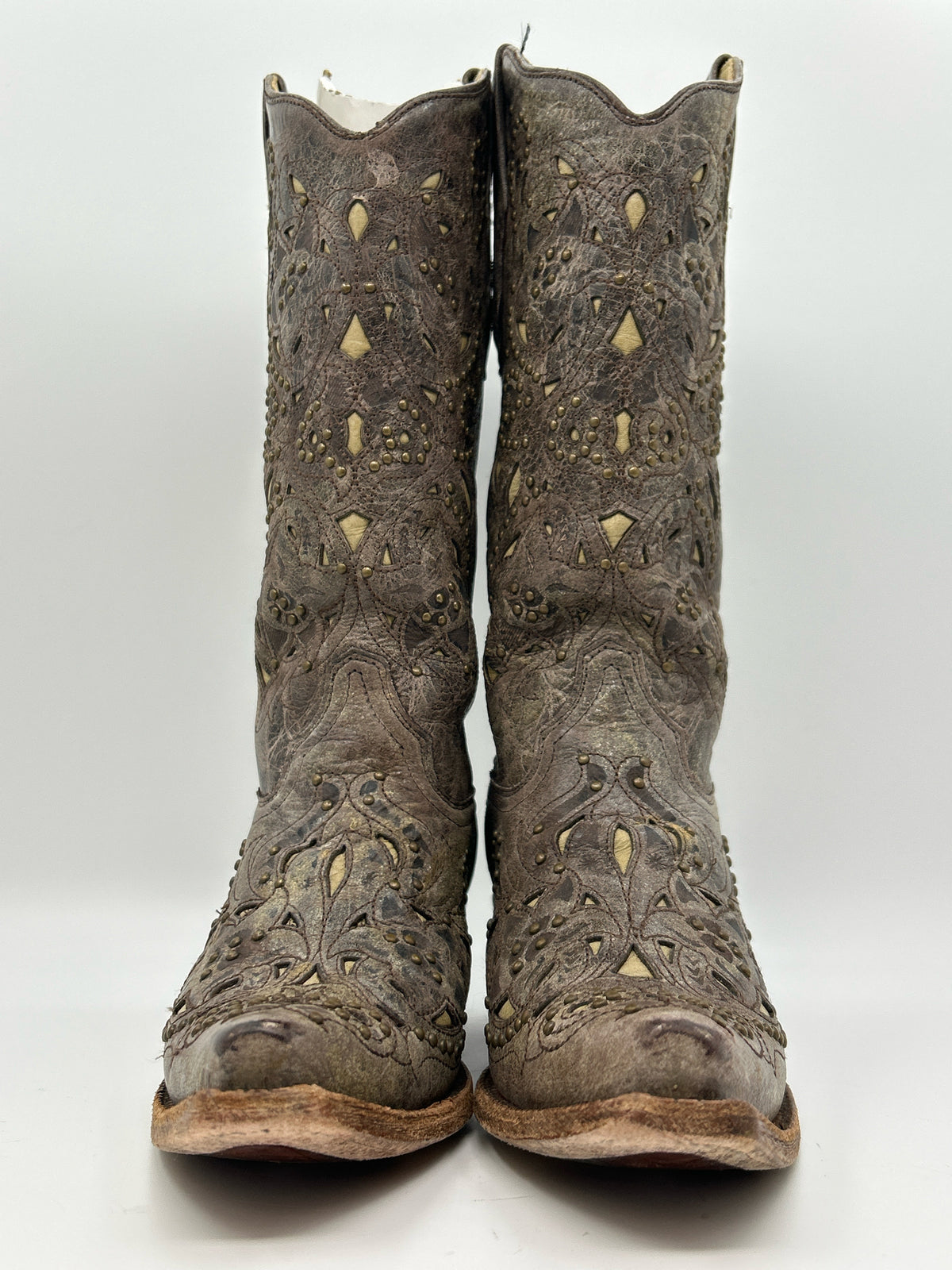 CORRAL Size 8.5M Taupe Women Boots