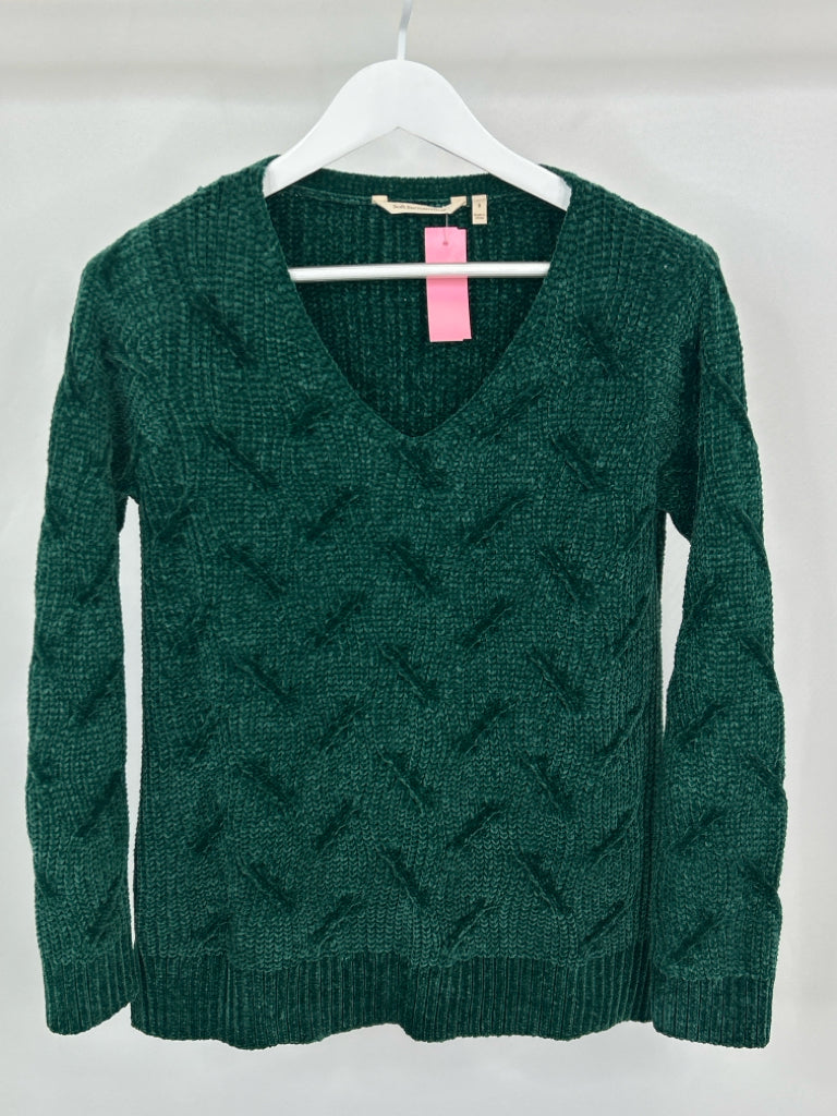 SOFT SURROUNDINGS Women Size S Green Sweater