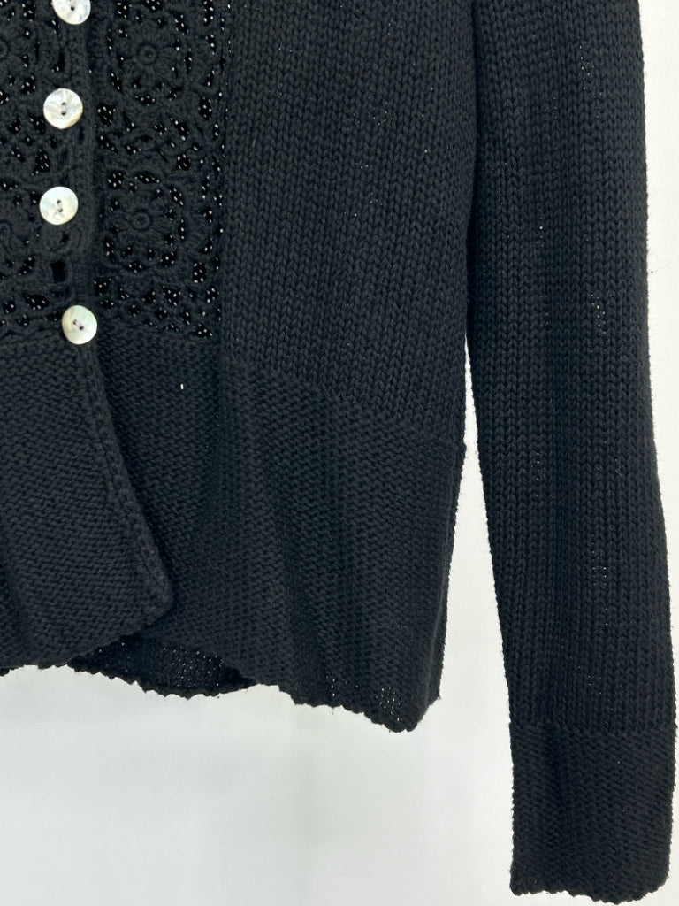 april cornell Women Size M Black Cardigan